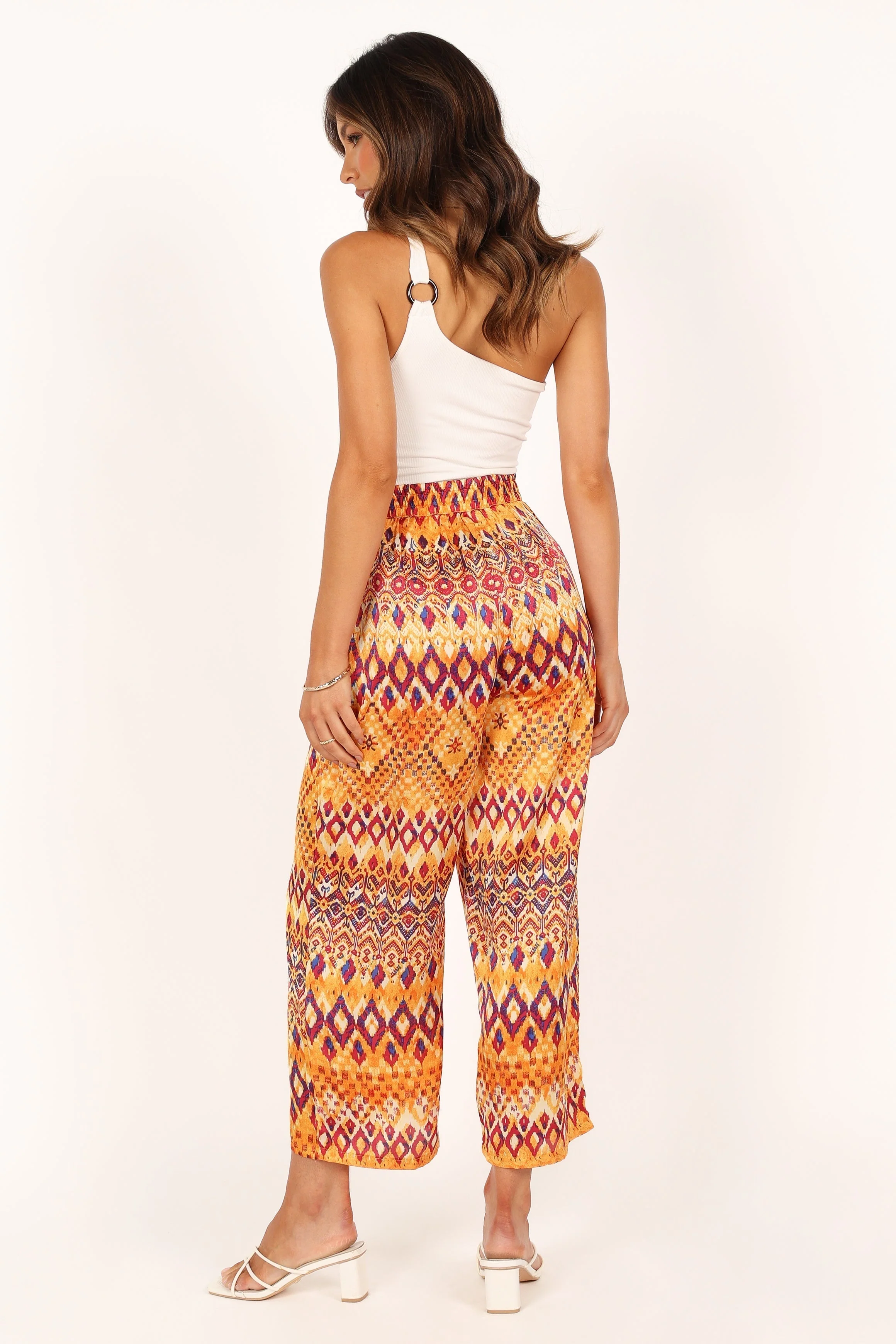 Marigold Wide Leg Pants - Tan