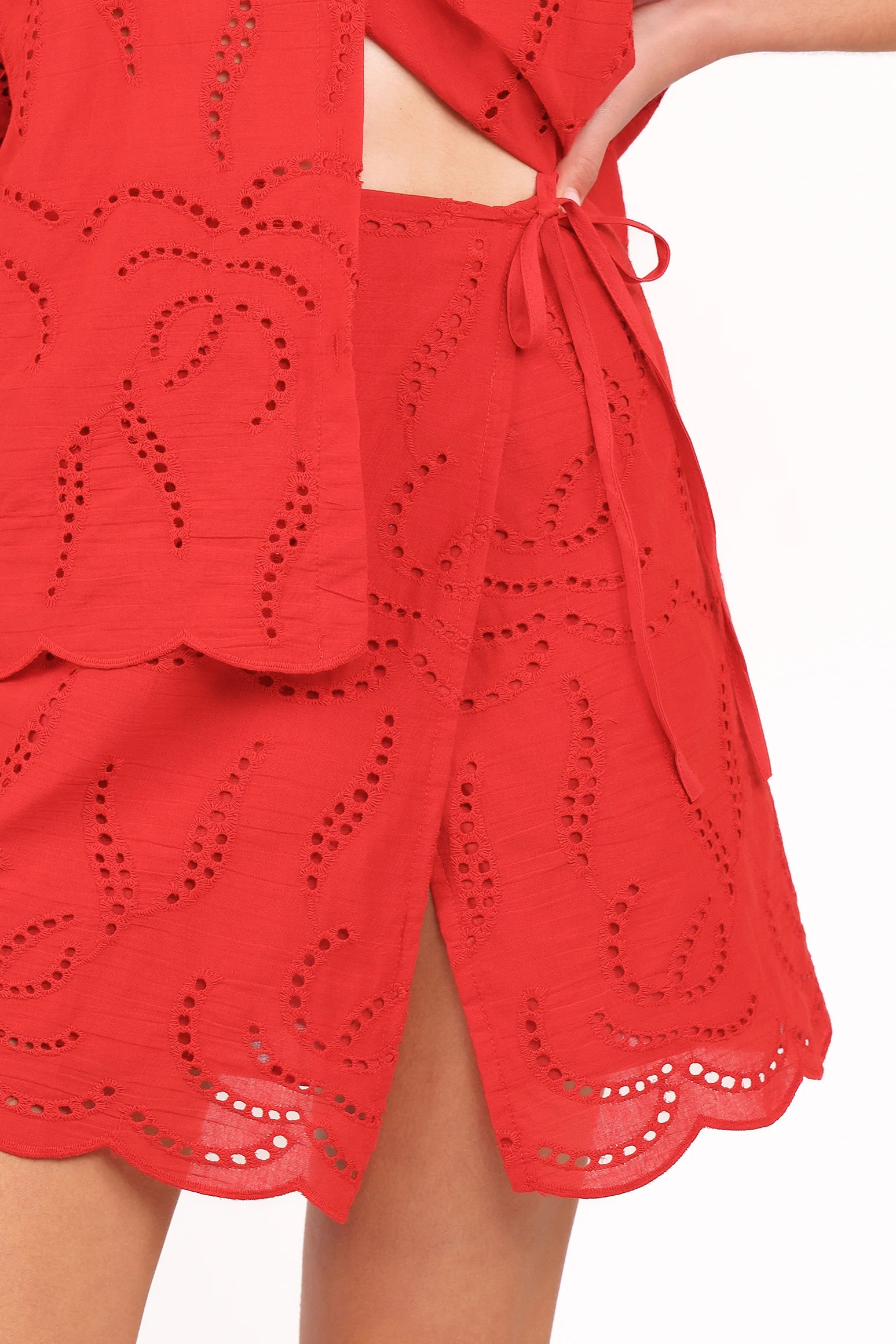 Gallie Skirt Set - Red