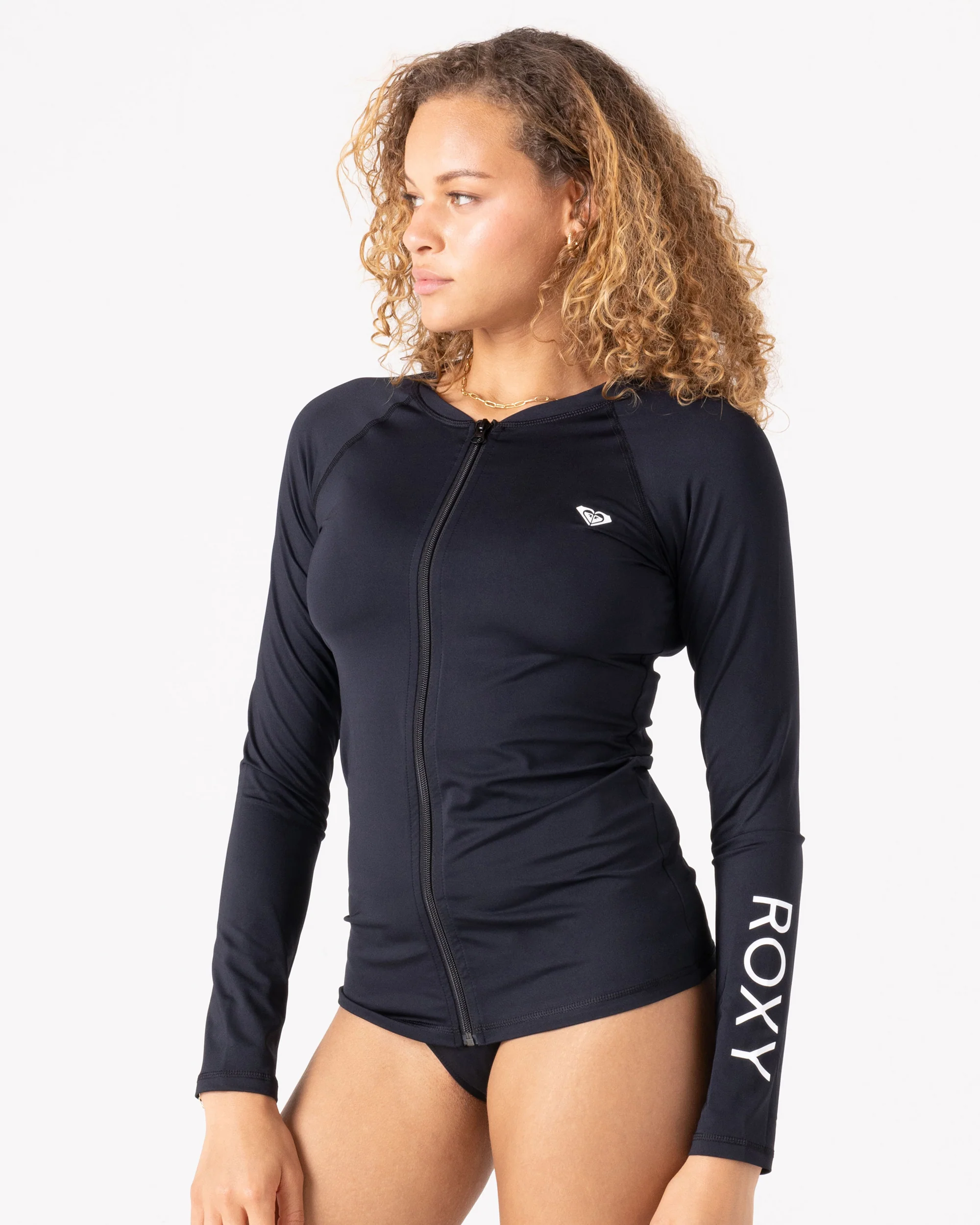 New Essentials Long Sleeve Zipped Lycra Rashguard