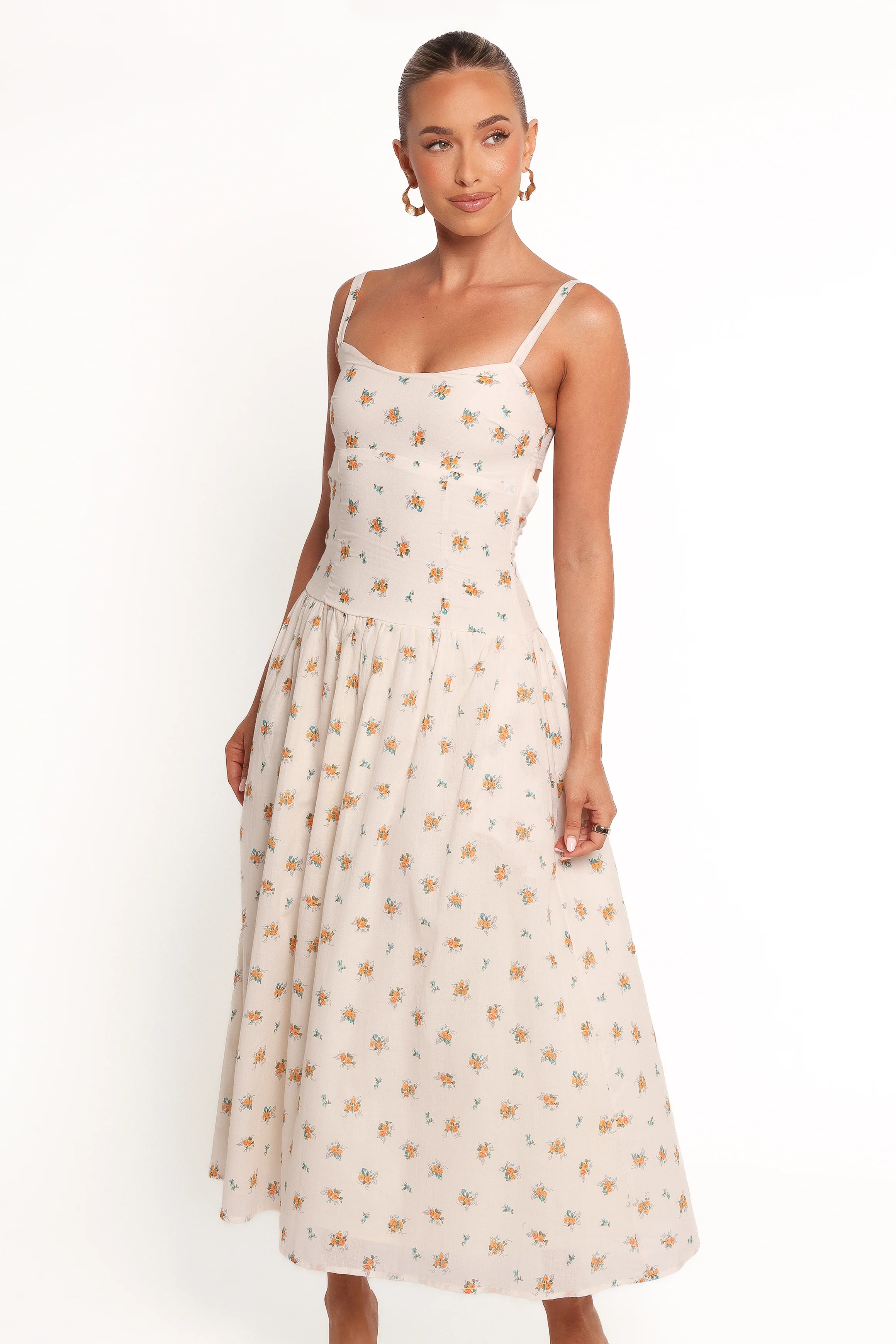 Oakley Maxi Dress - Yellow Floral