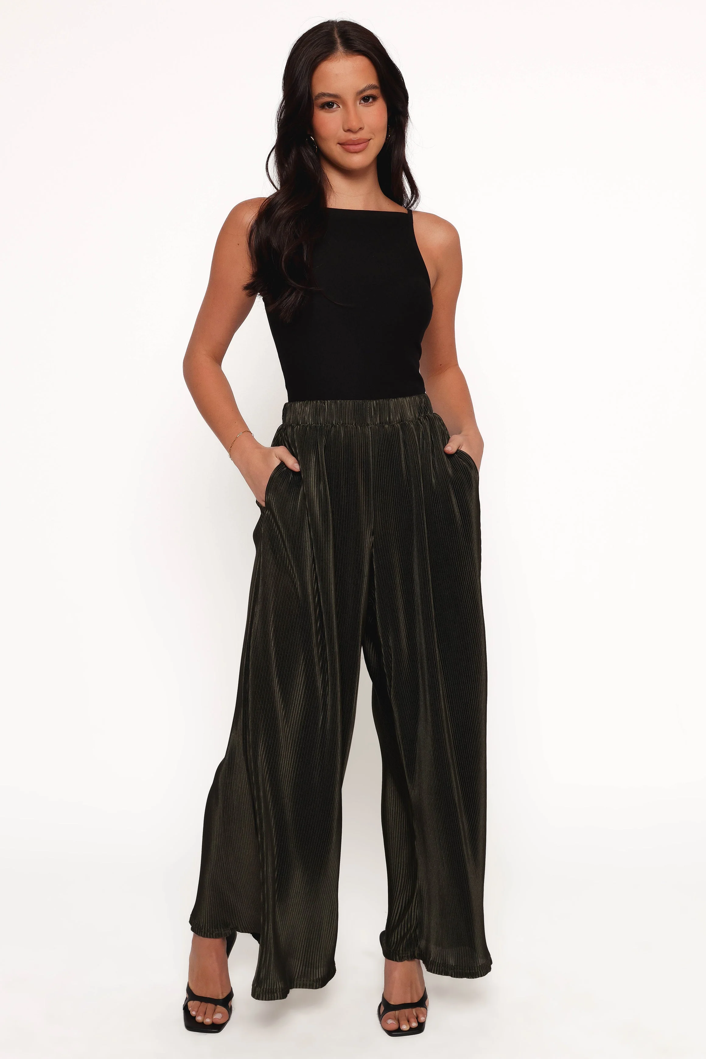 Leria Wide Pant - Olive
