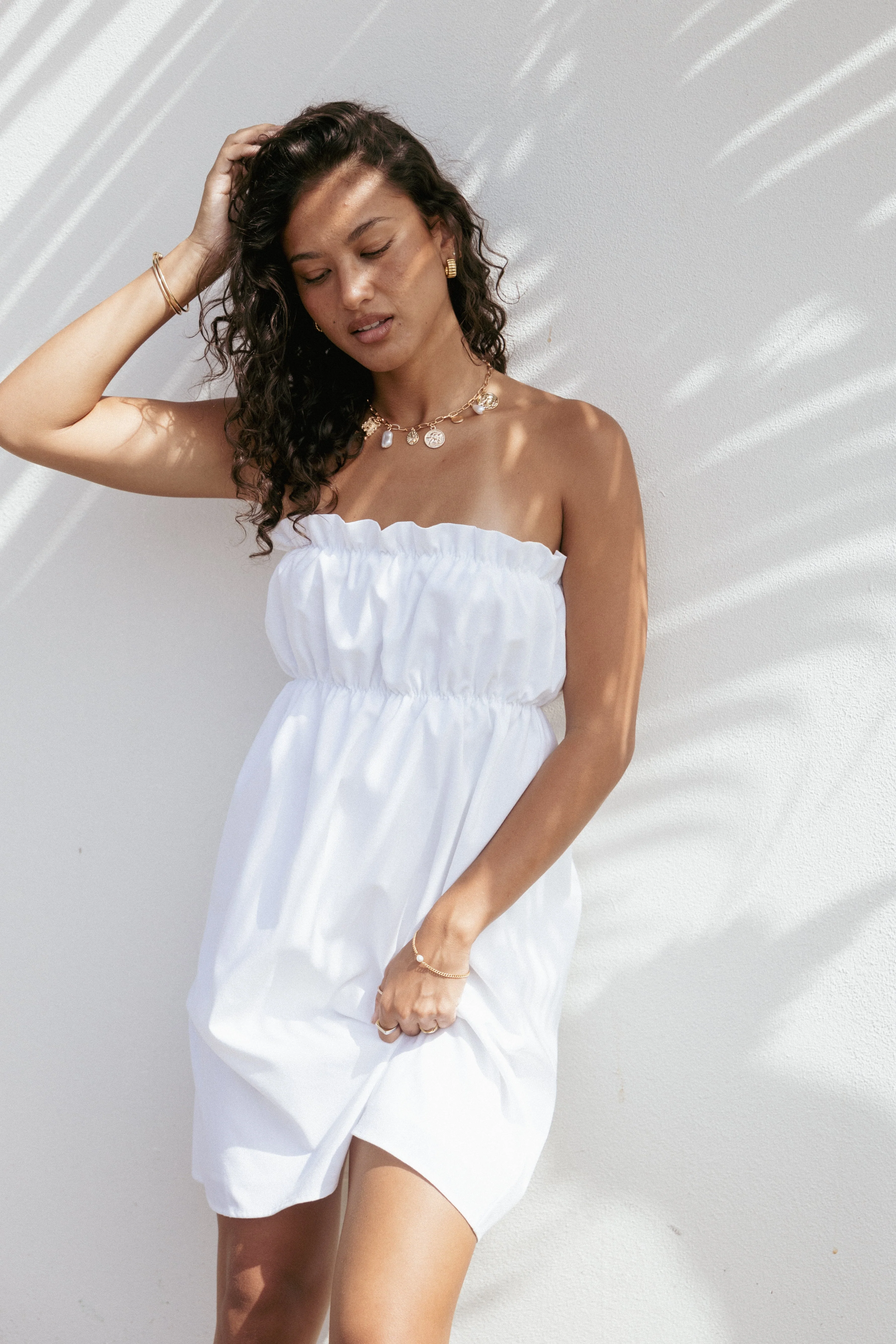 Stratton Mini Dress - White