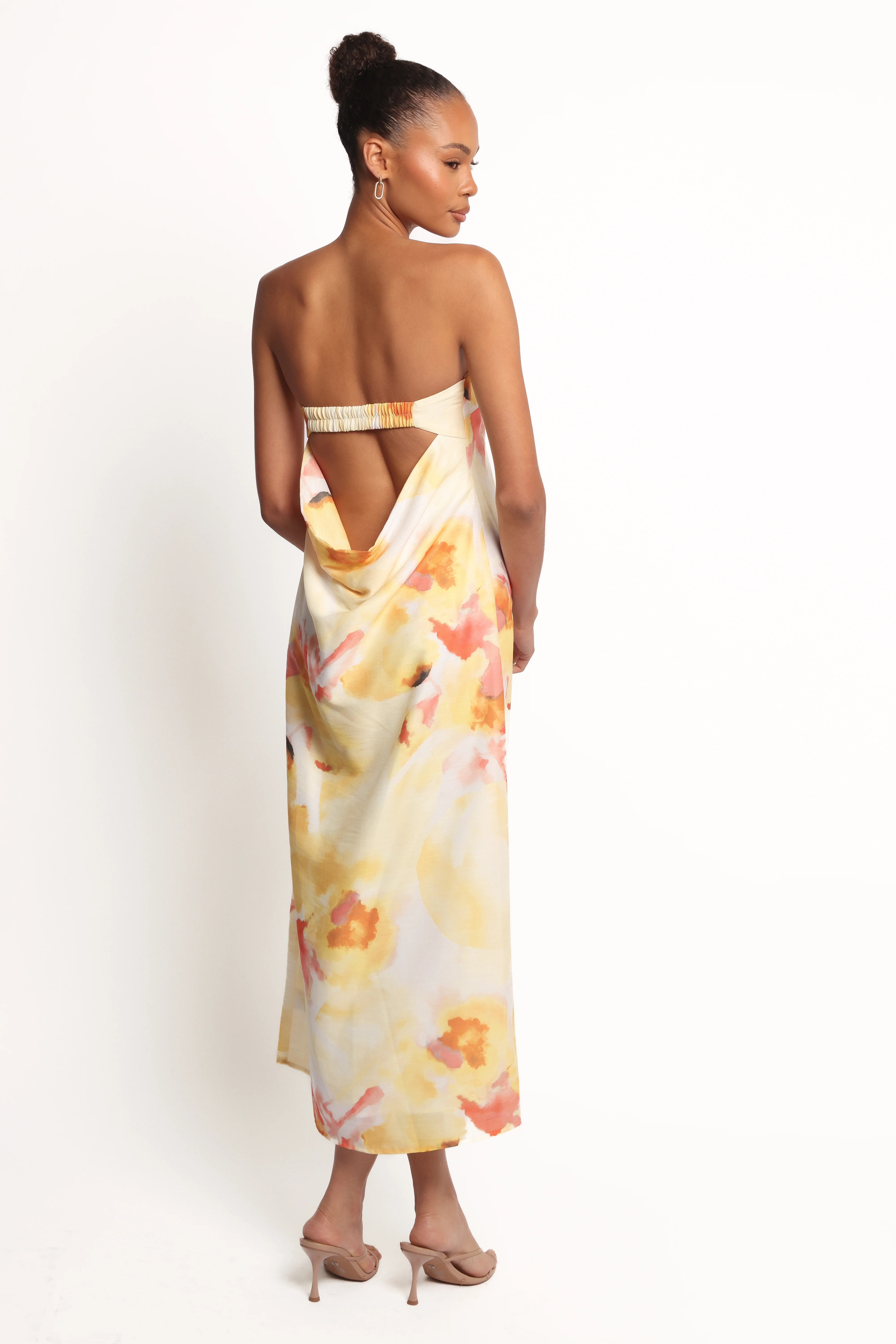 Hydra Maxi Dress - Yellow Floral