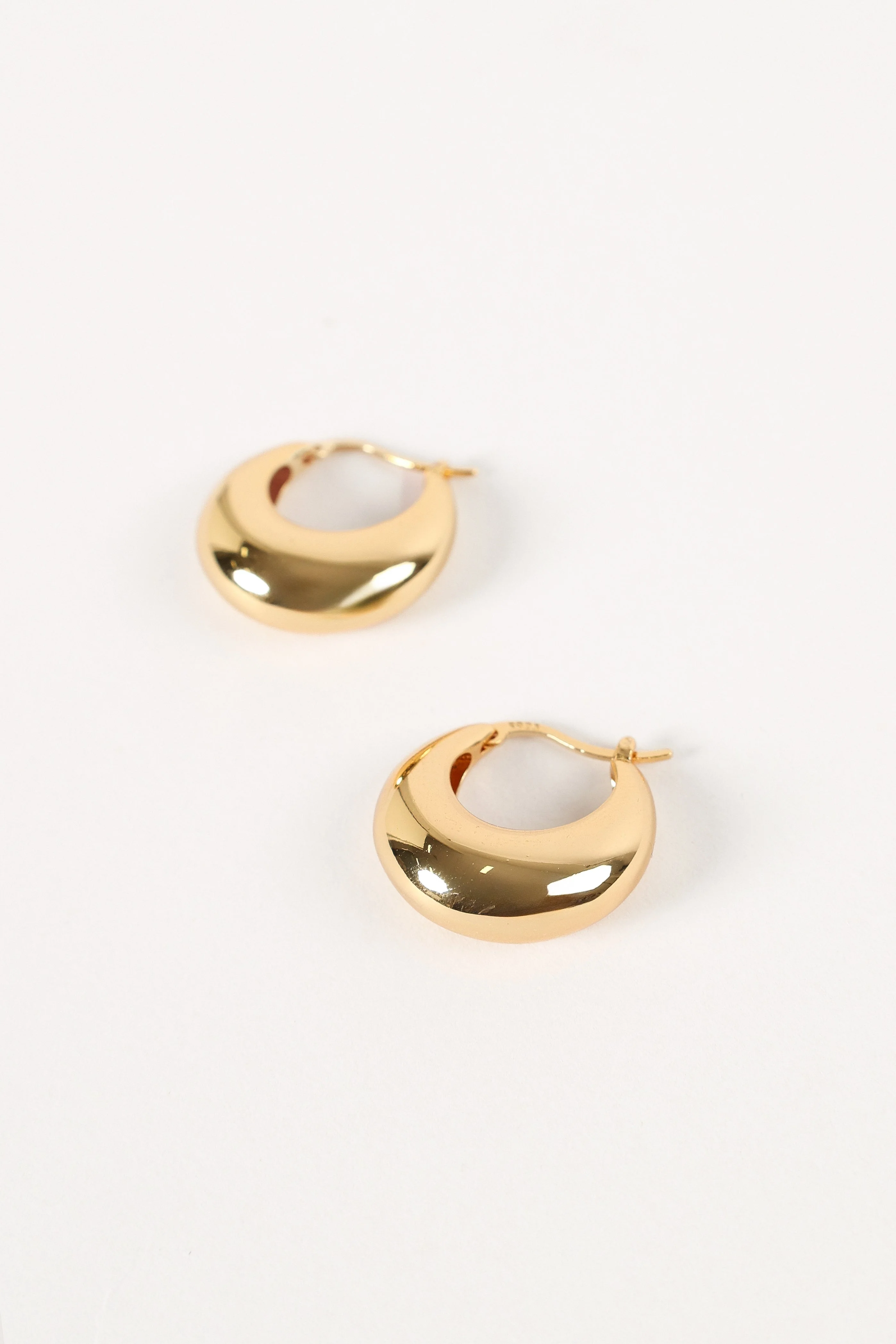 Lainey Hoop Earrings - Gold