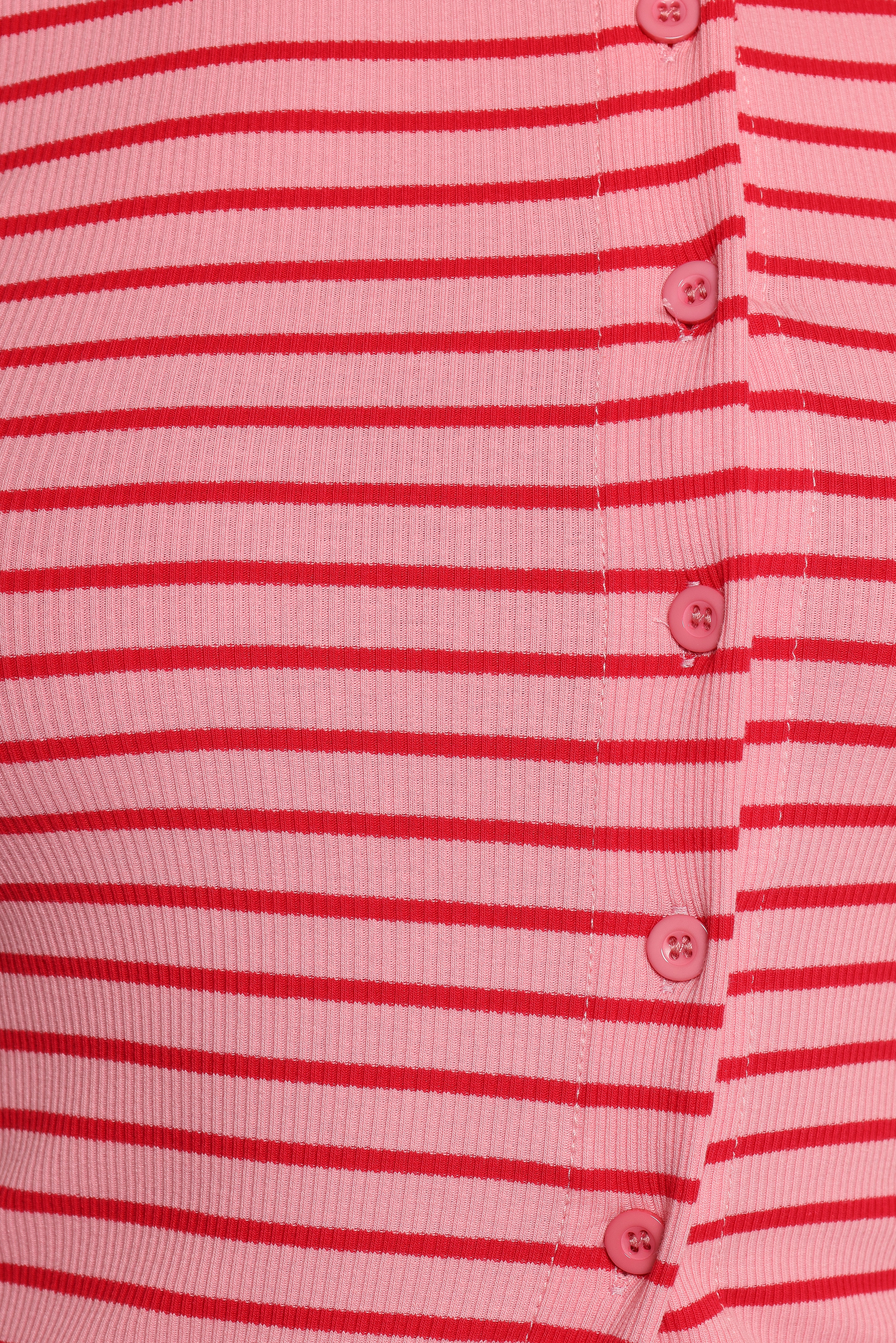 Adeline Two Piece Set - Pink Red