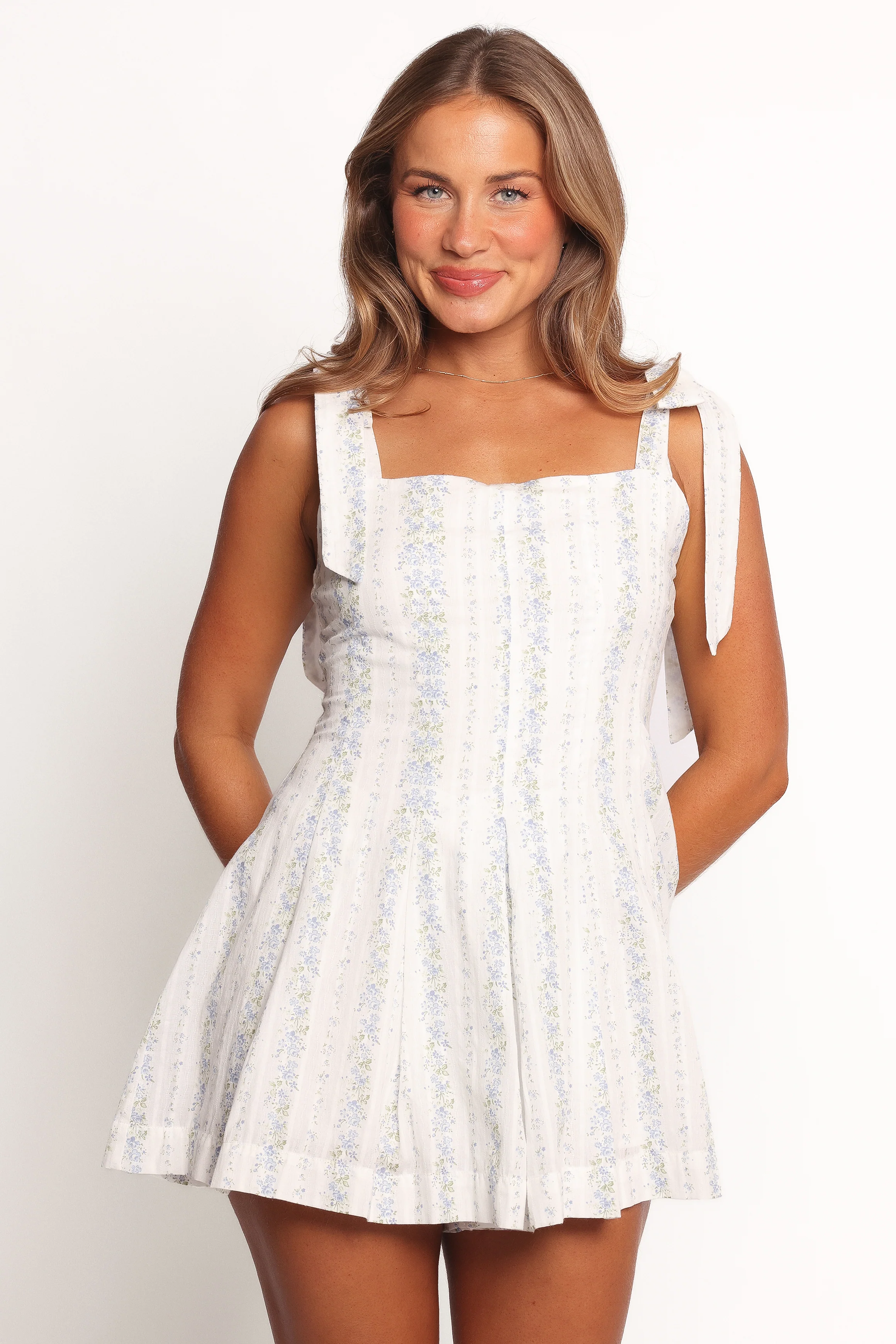 Dariah Romper - Blue