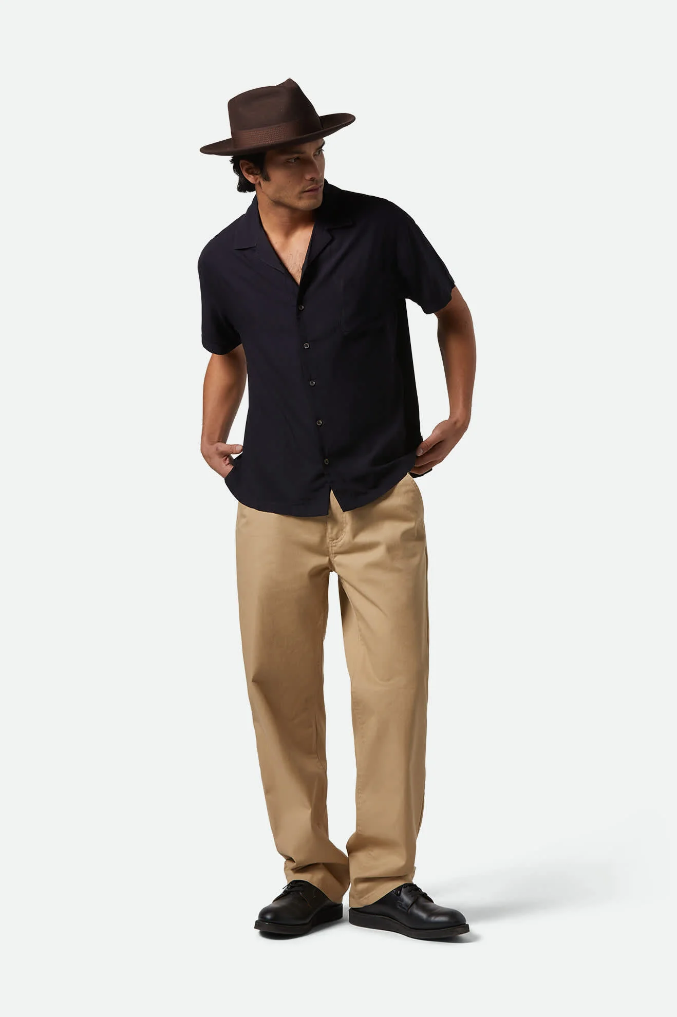 Swindle Convertabrim Fedora - Dark Brown/Chocolate