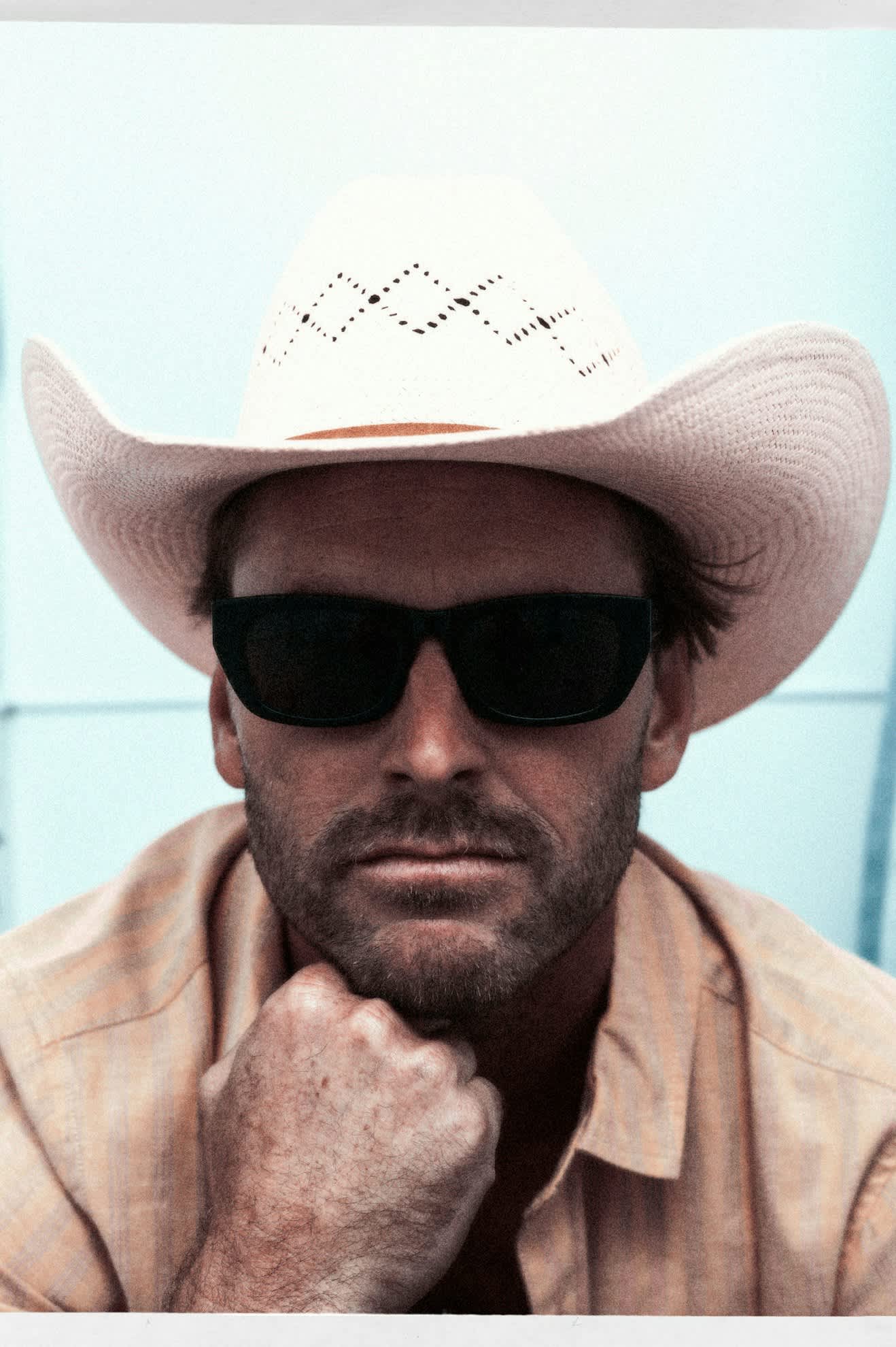 Laredo Panama Straw Cowboy Hat - Catalina Sand