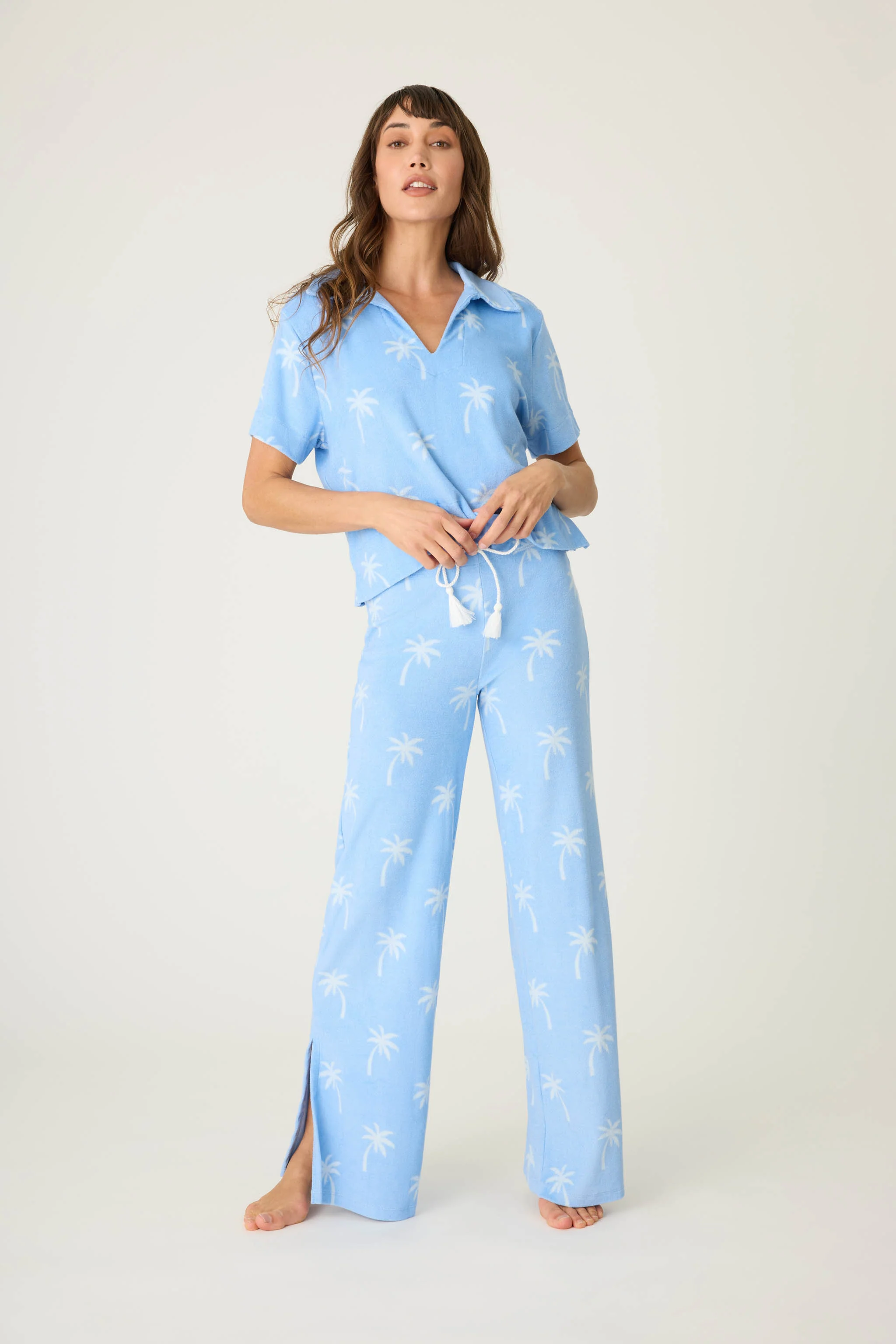 Cabana Paradise Palm Print Lounge Set