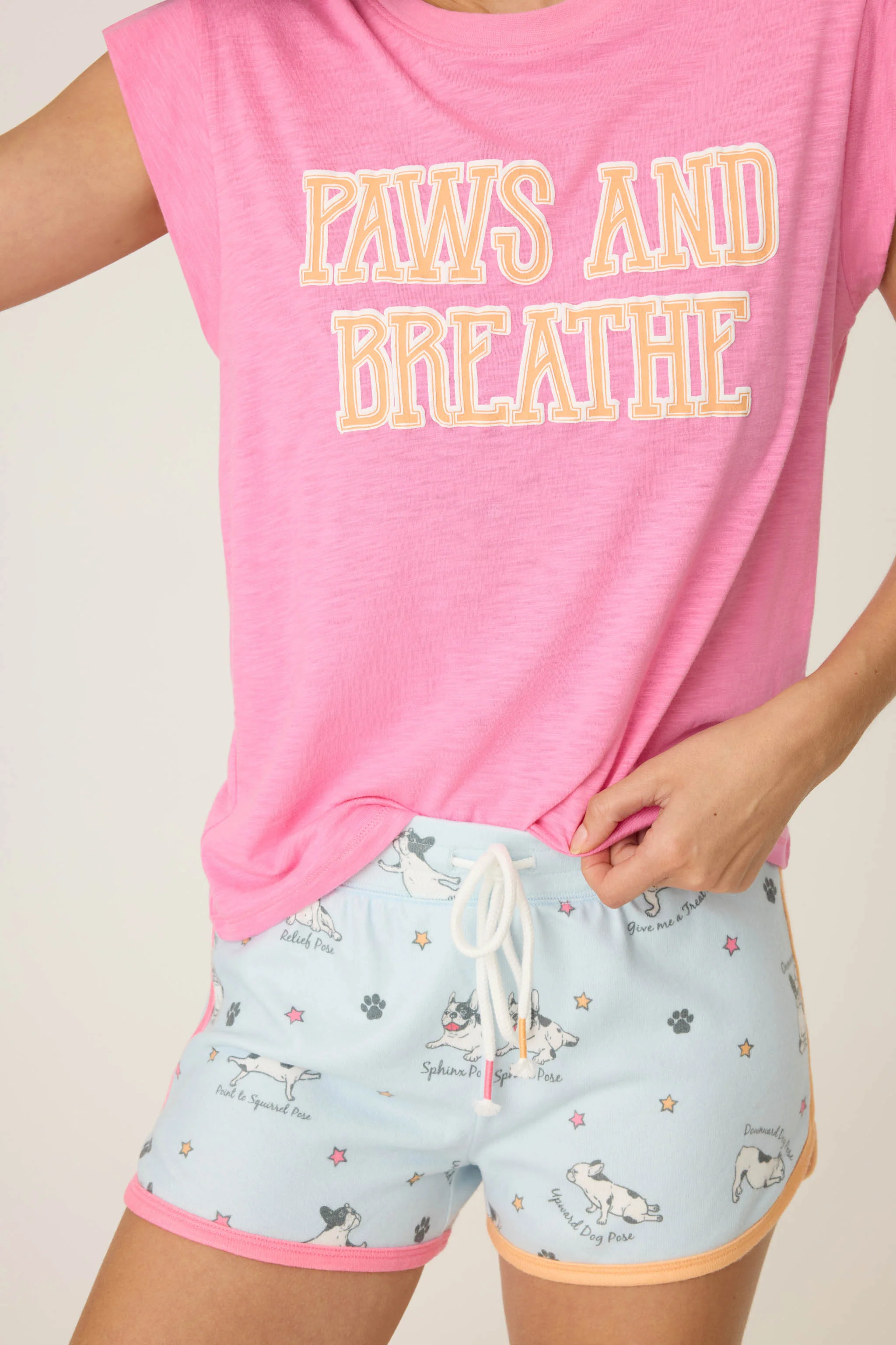 Paws & Breathe Graphic Short Sleeve T-Shirt