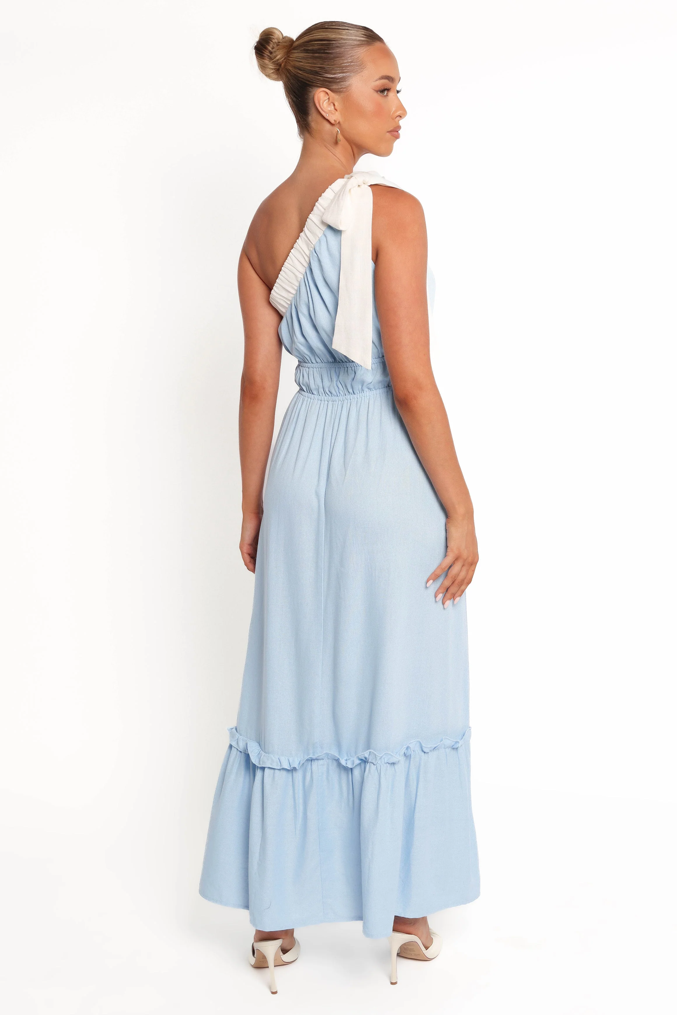 Gilda Maxi Dress - Blue/White