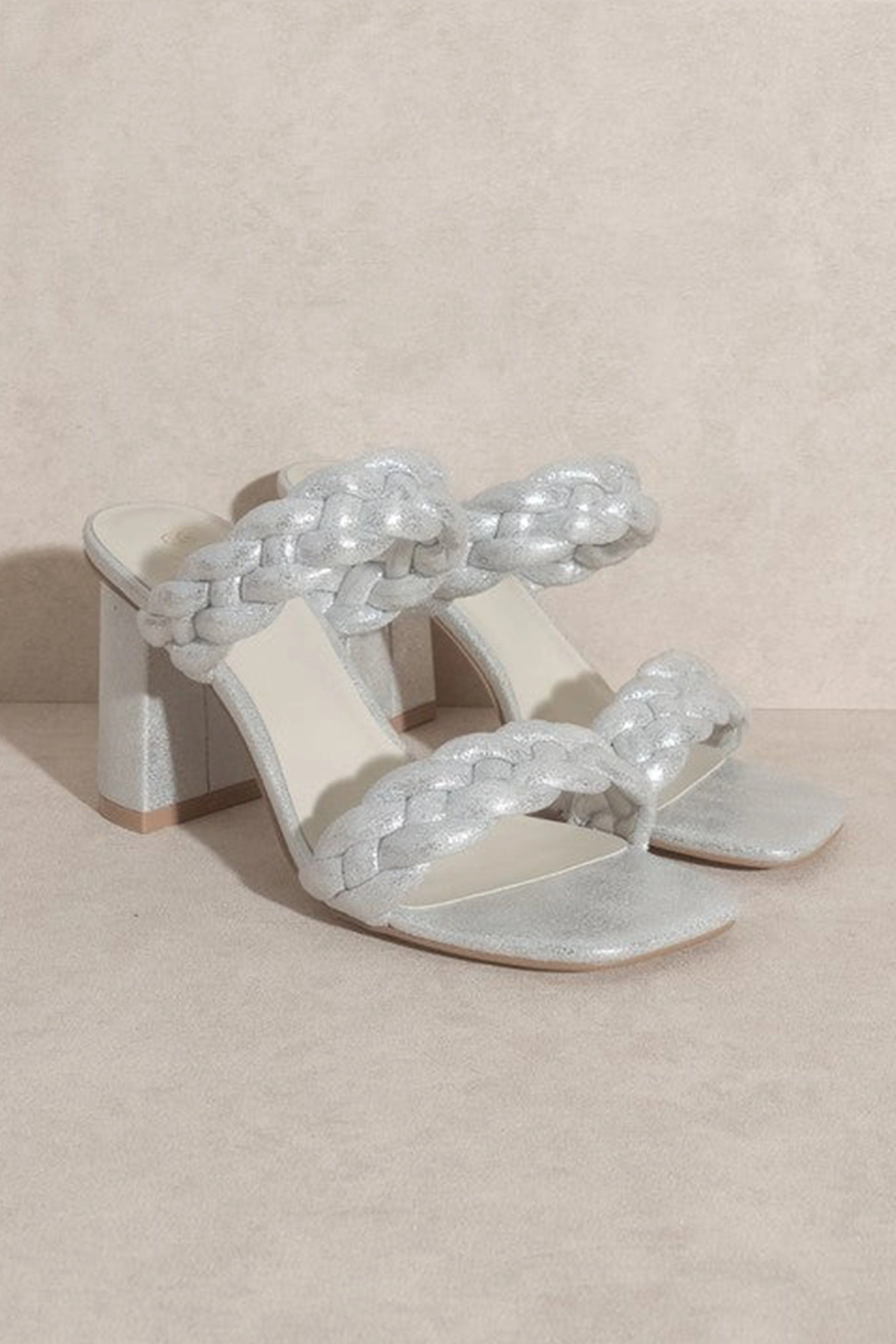 Savannah Metallic Heel - Silver