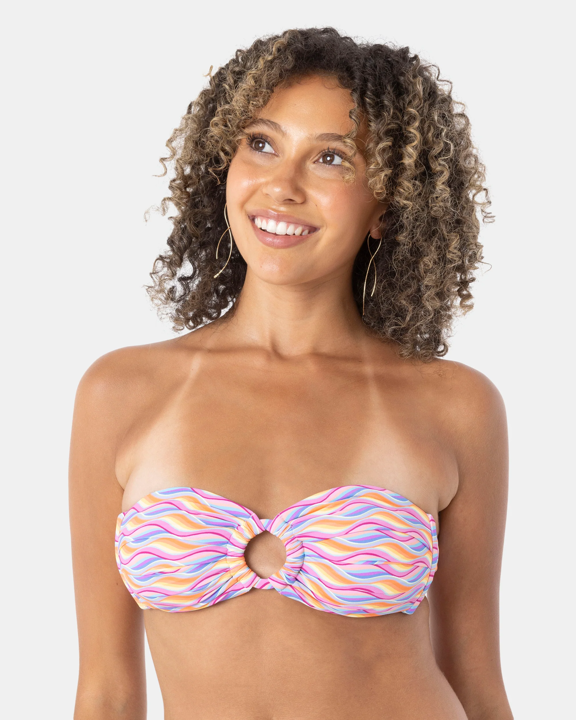 High Tide Ring Bandeau Bikini Top