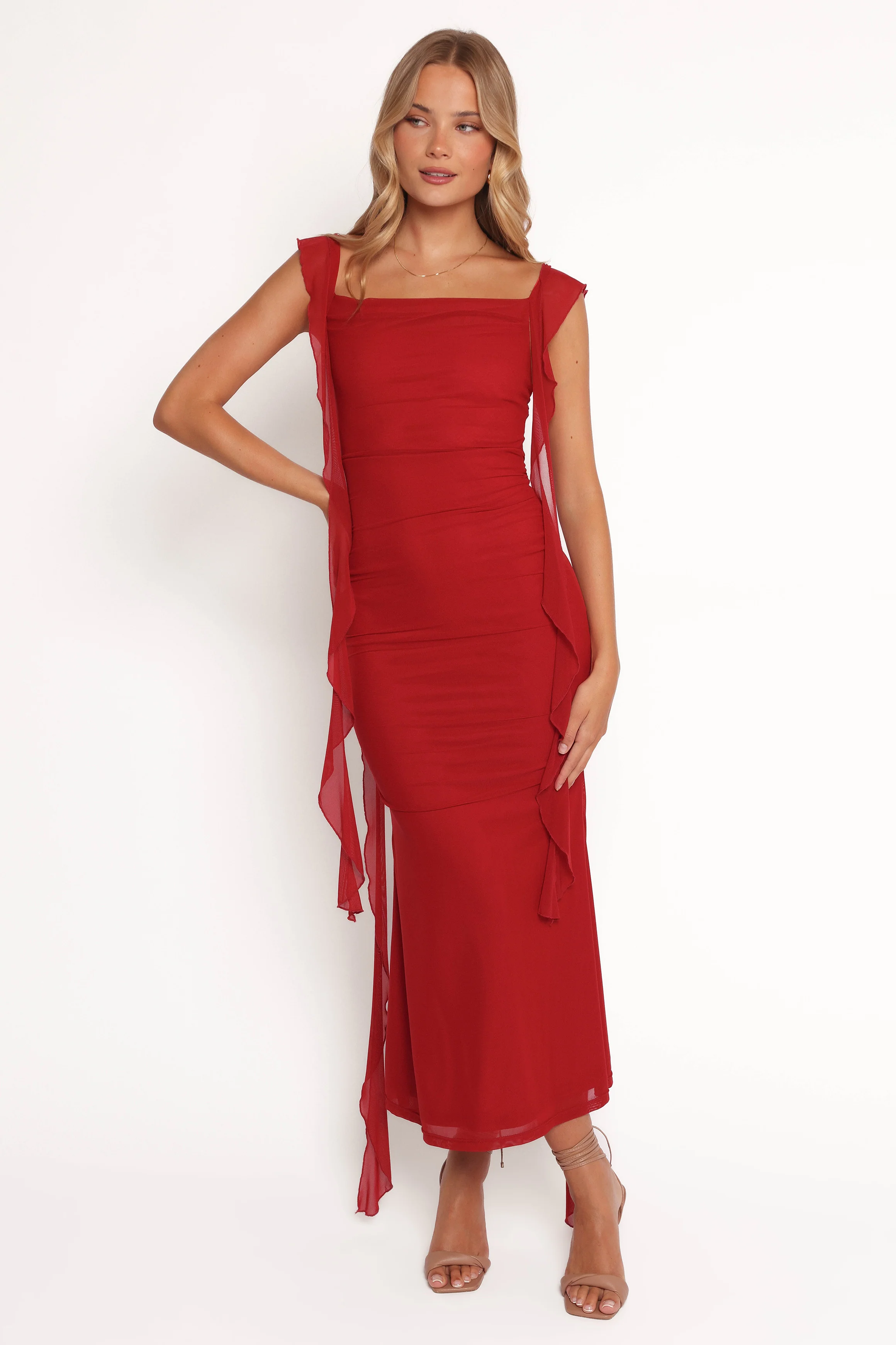 Chiara Maxi Dress - Red