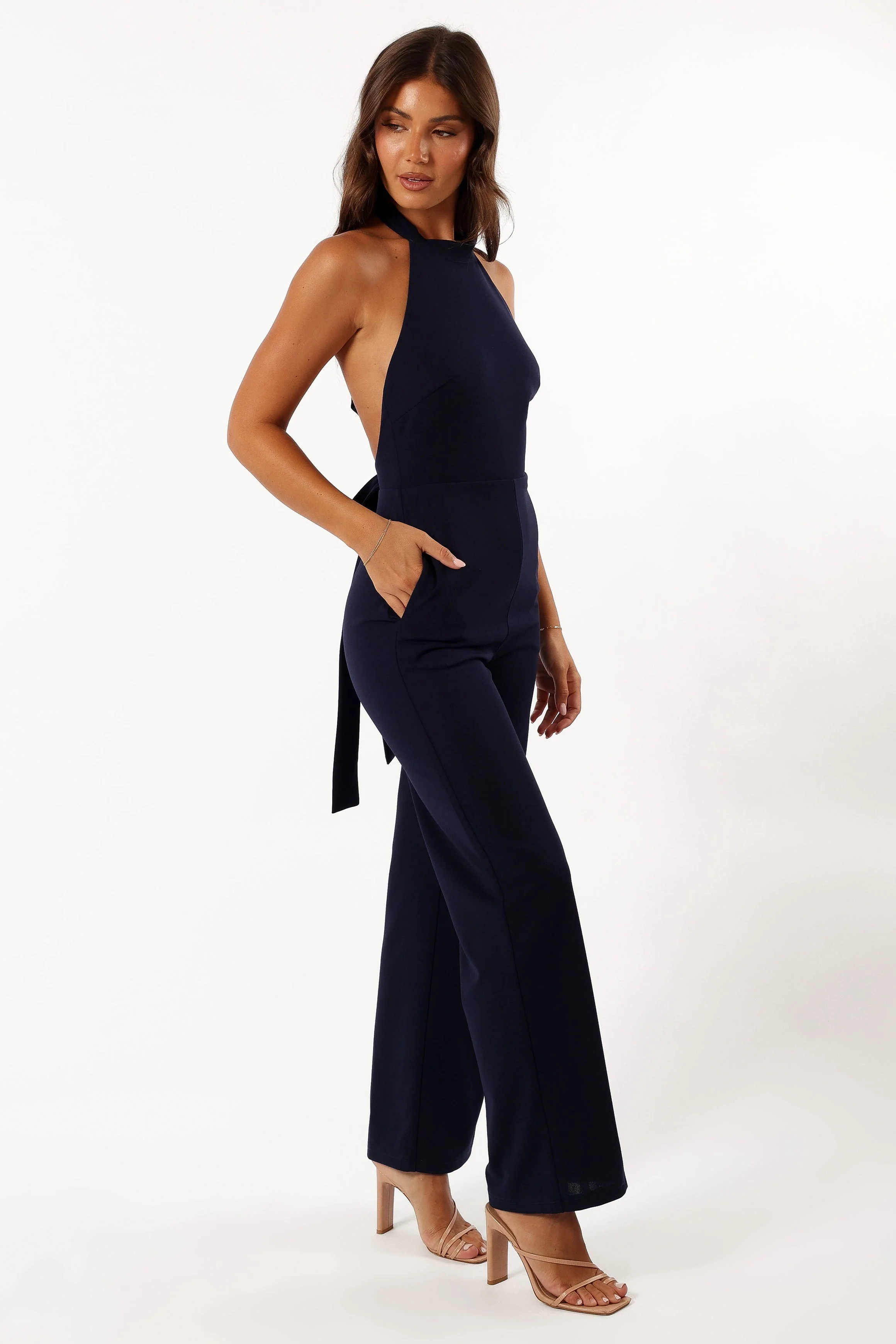 Clara Bow Jumpsuit - Navy