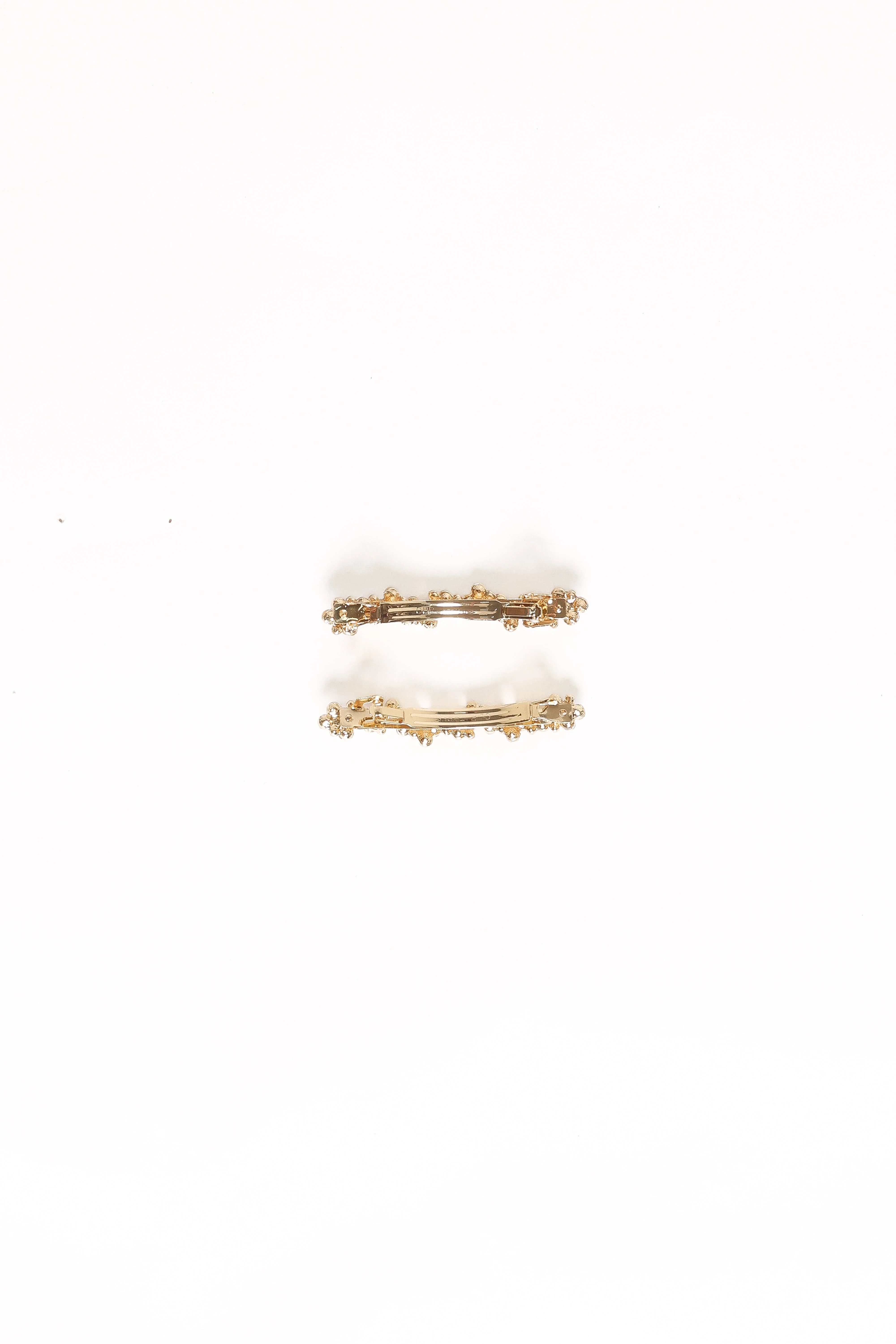 Diana 2 Pack Hair Clips - Diamante