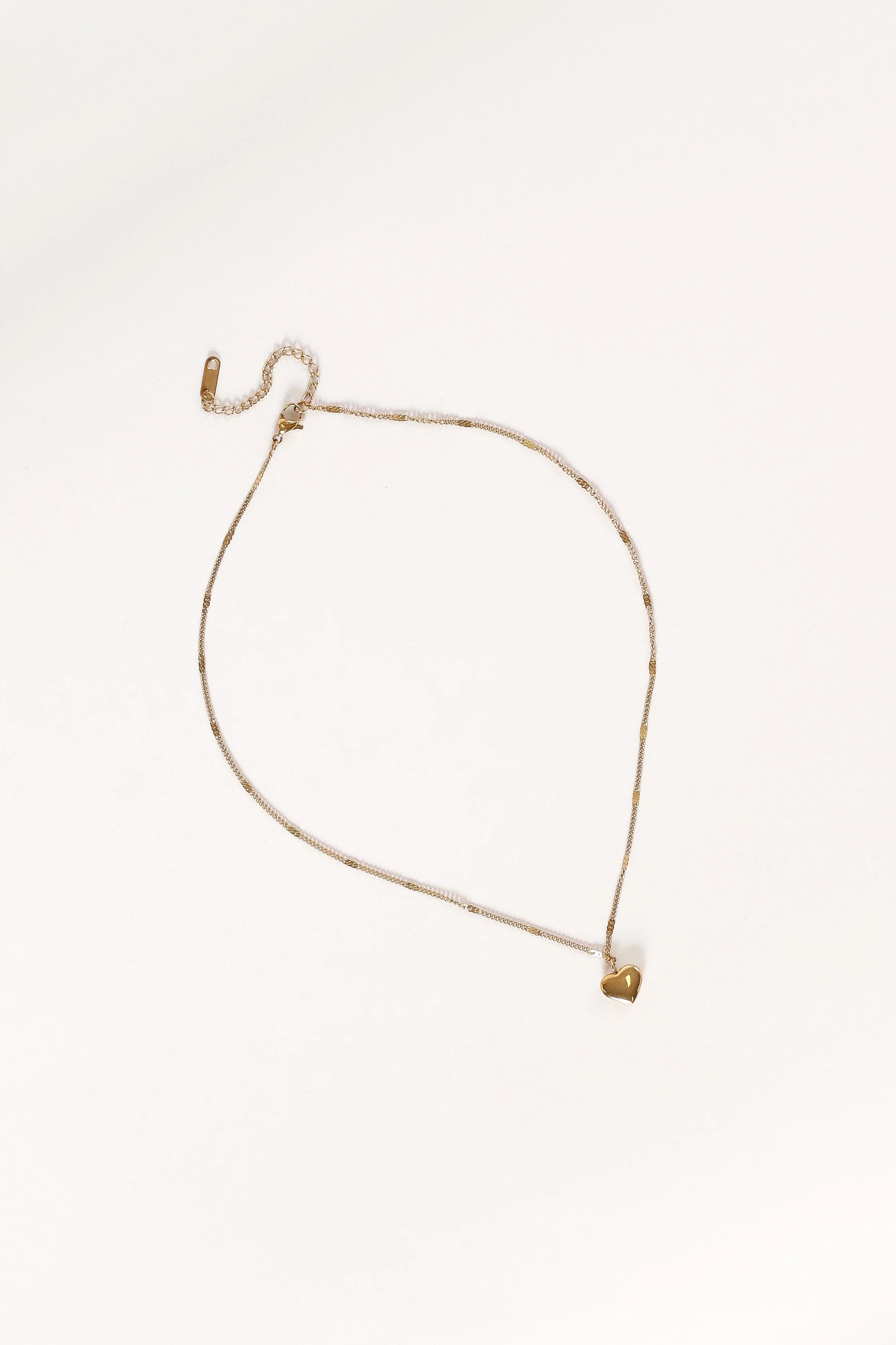 Fay Heart Shaped Necklace - Gold