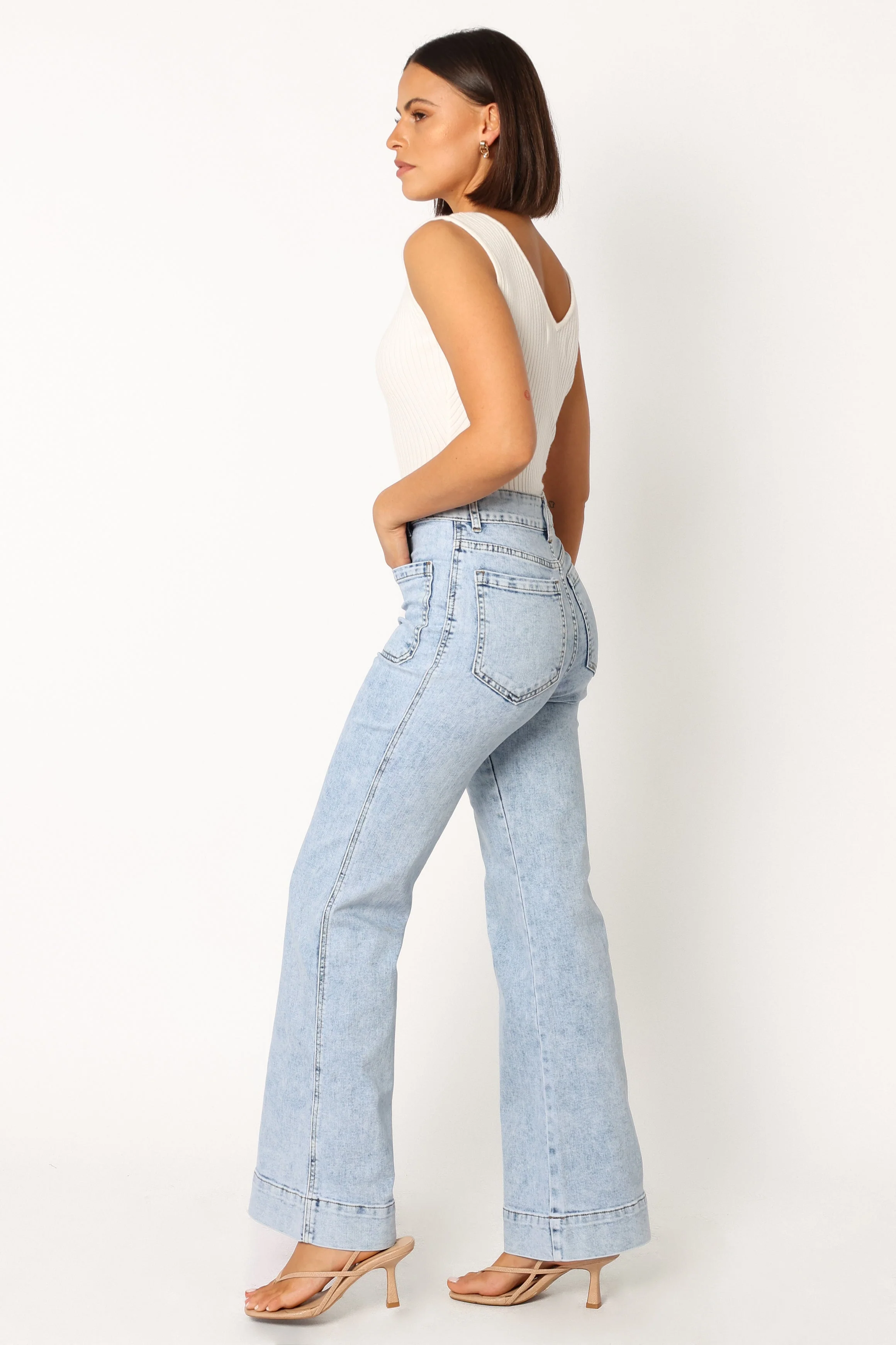 Nico Wide Leg Jean - Blue