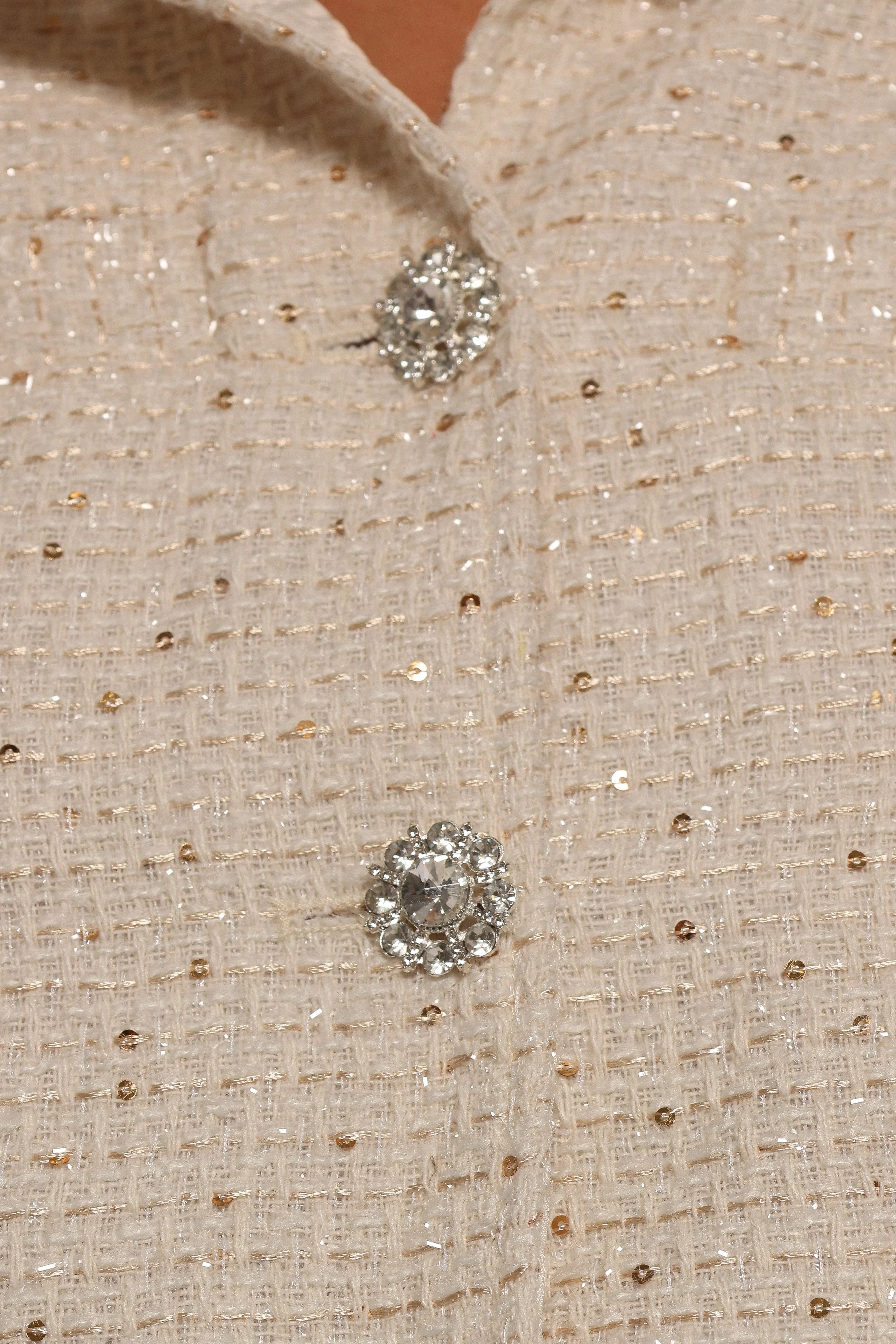 Paris Skirt Set - Cream