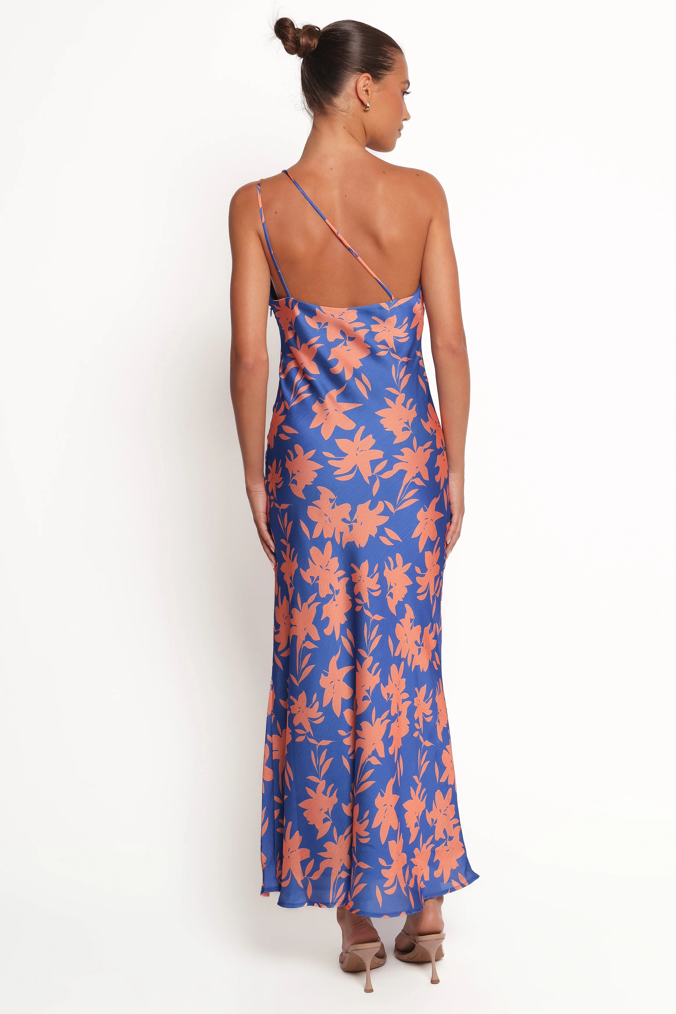 Bottie Maxi Dress - Blue/Orange Floral