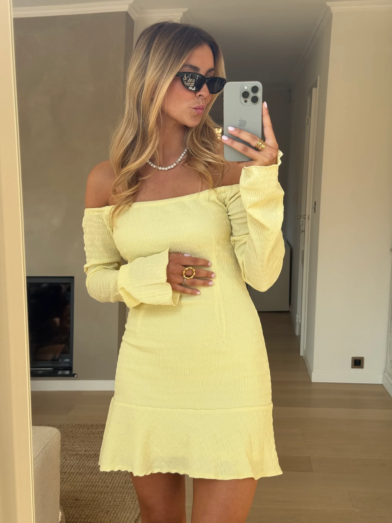 Yellow Athena Dress