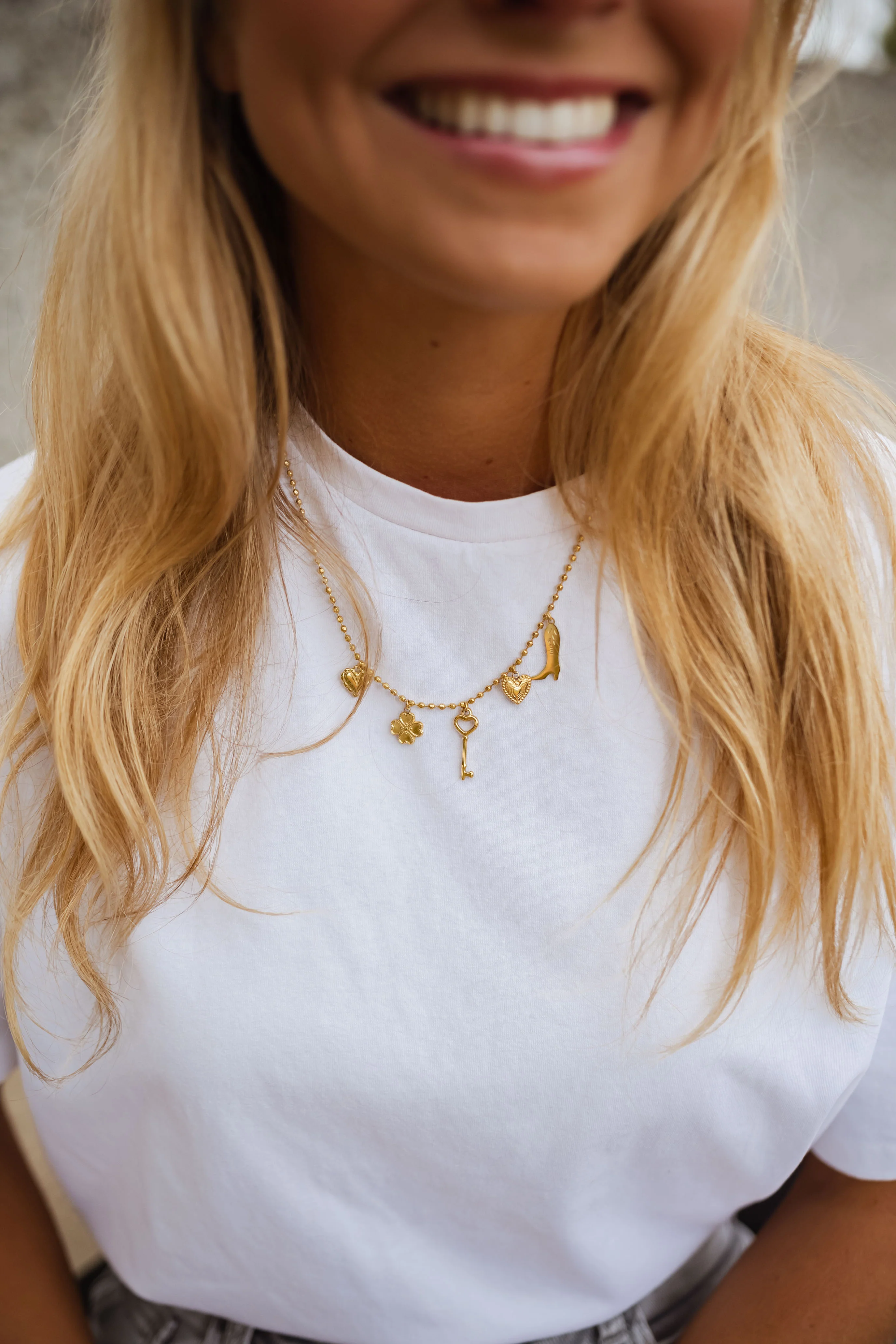 Golden Mani Necklace