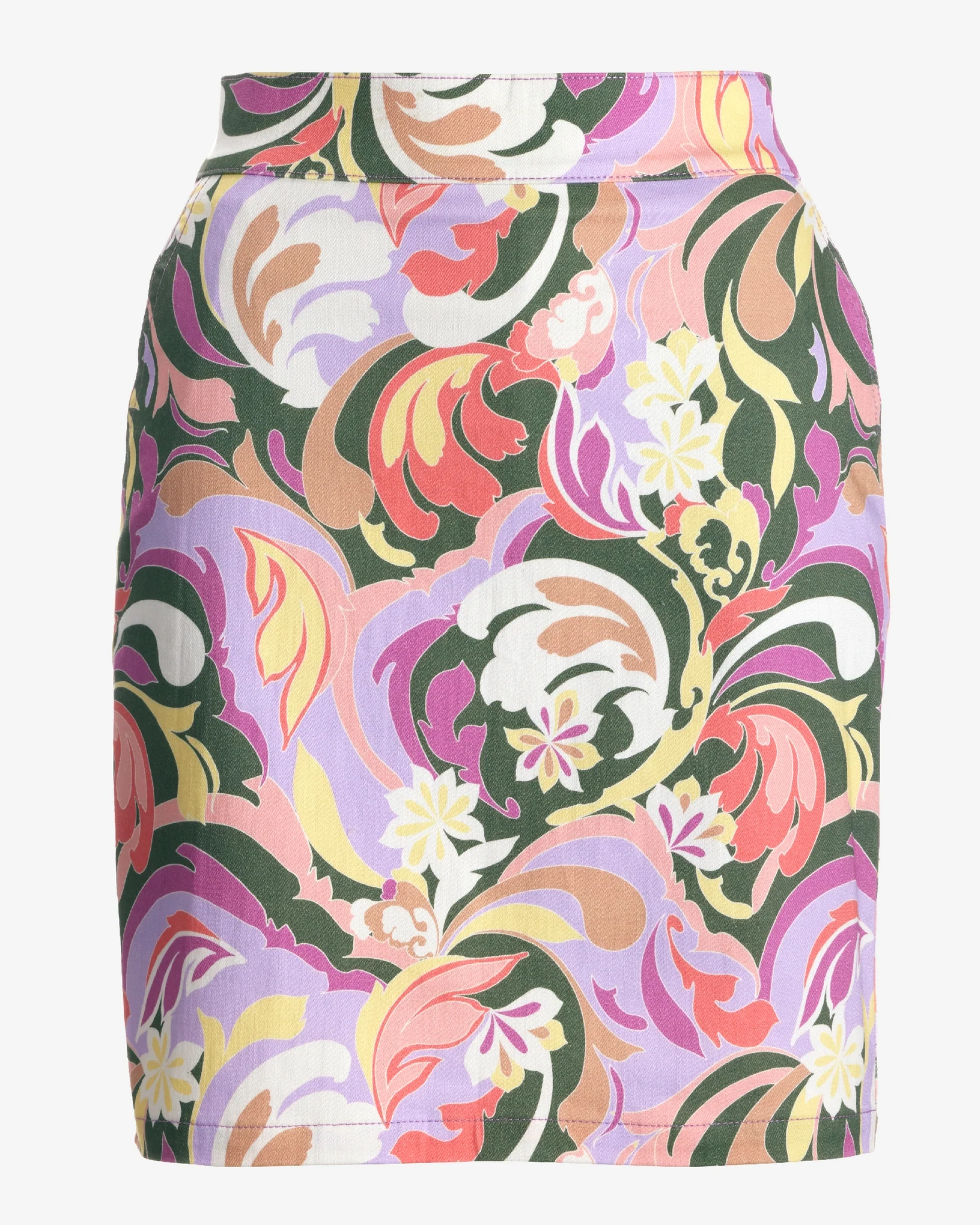 Print Pull-On Denim Skort St Tropez Abstract