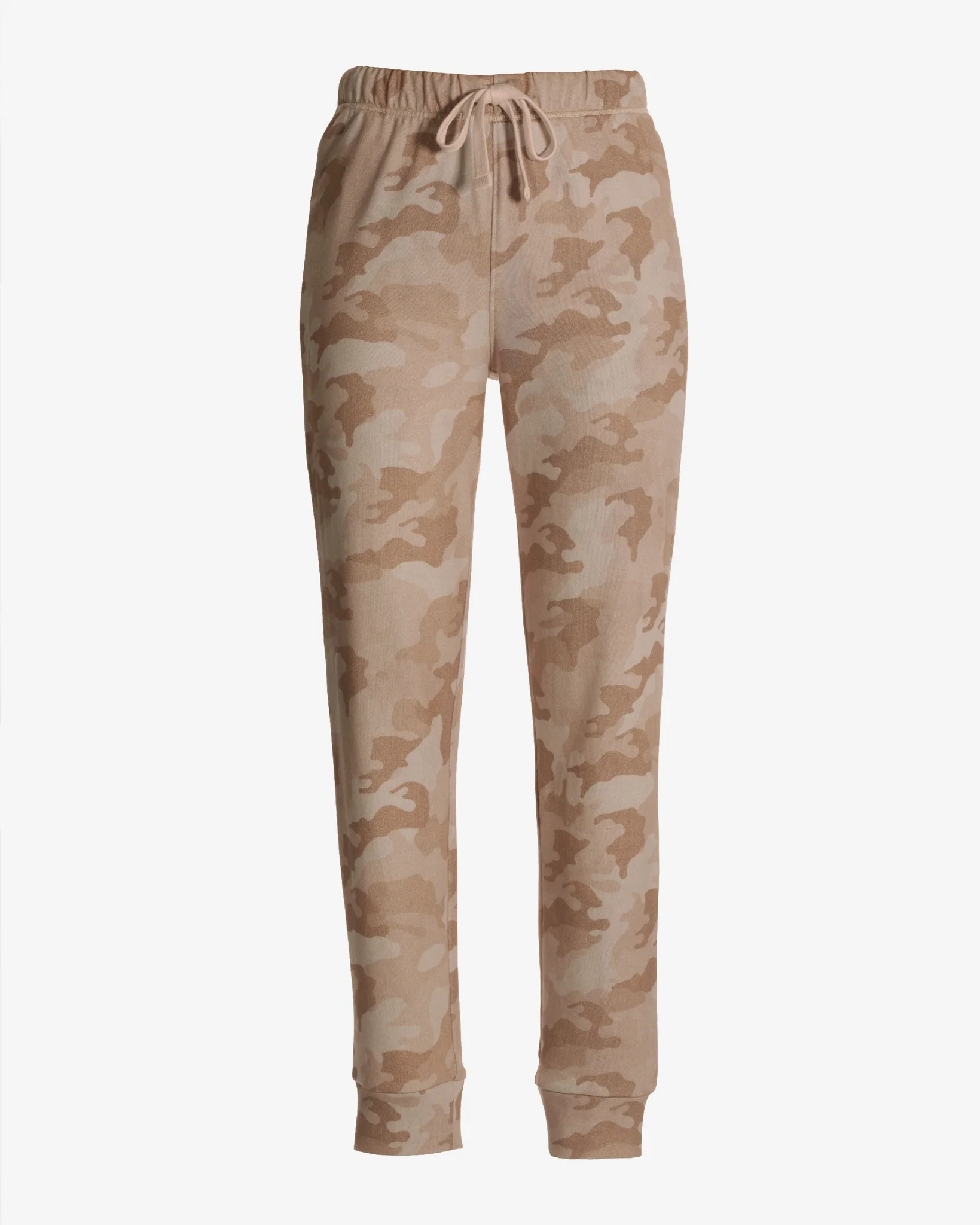 Cotton Comfort Camo Drawstring Lounge Jogger Neutral
