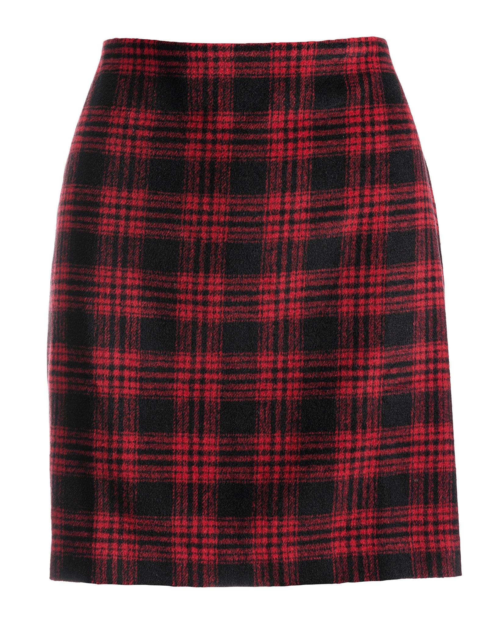 Holiday Plaid Mini Skirt Red Multi