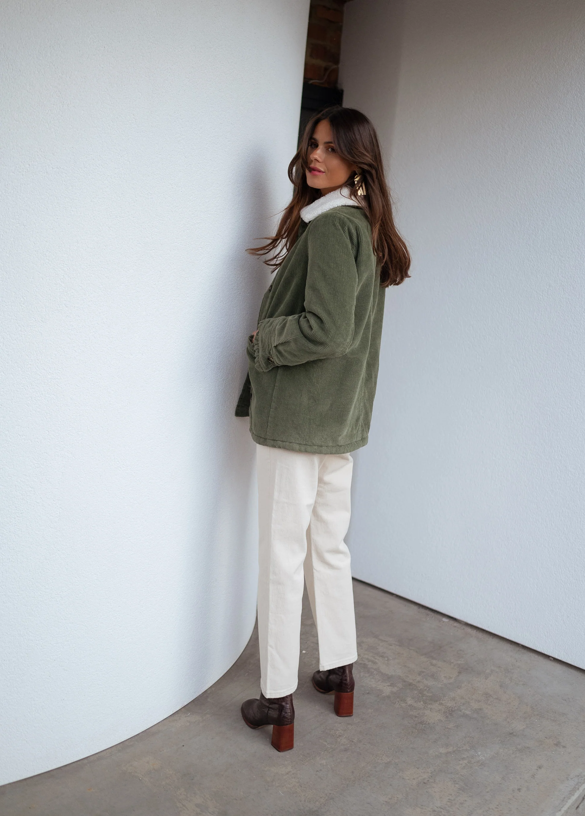Khaki Etienne Coat