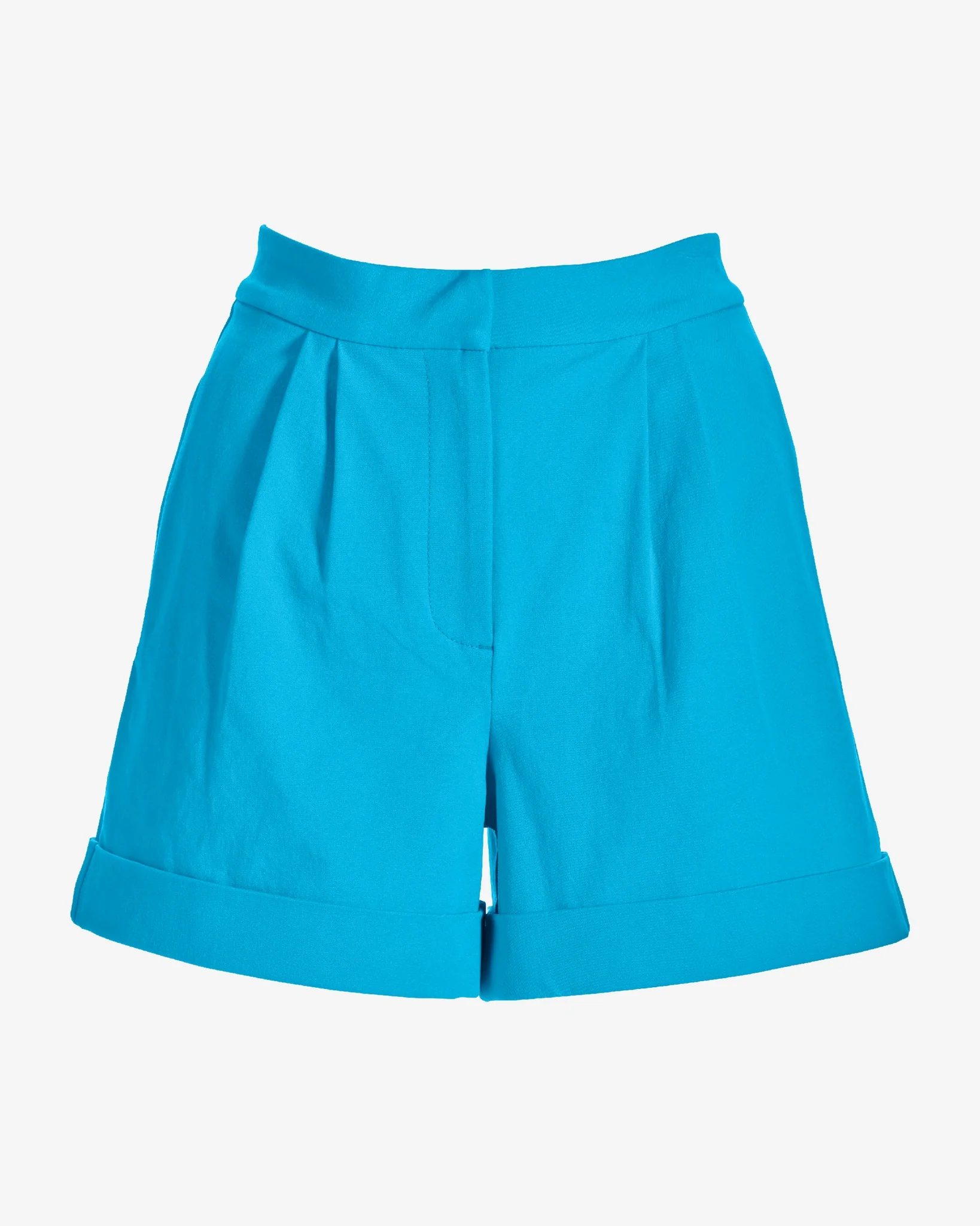 Cuffed Twill Short Bluefish
