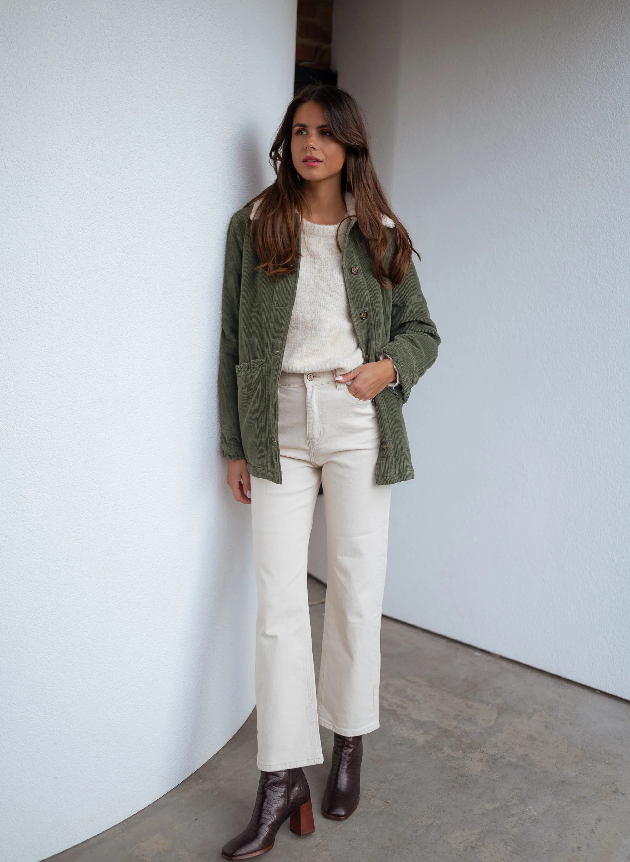 Khaki Etienne Coat