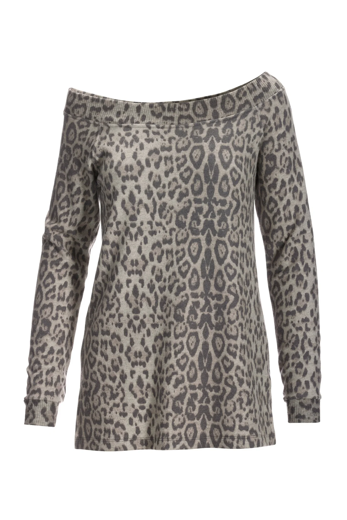 So Soft Slouchy Knit Animal Sweatshirt Multi