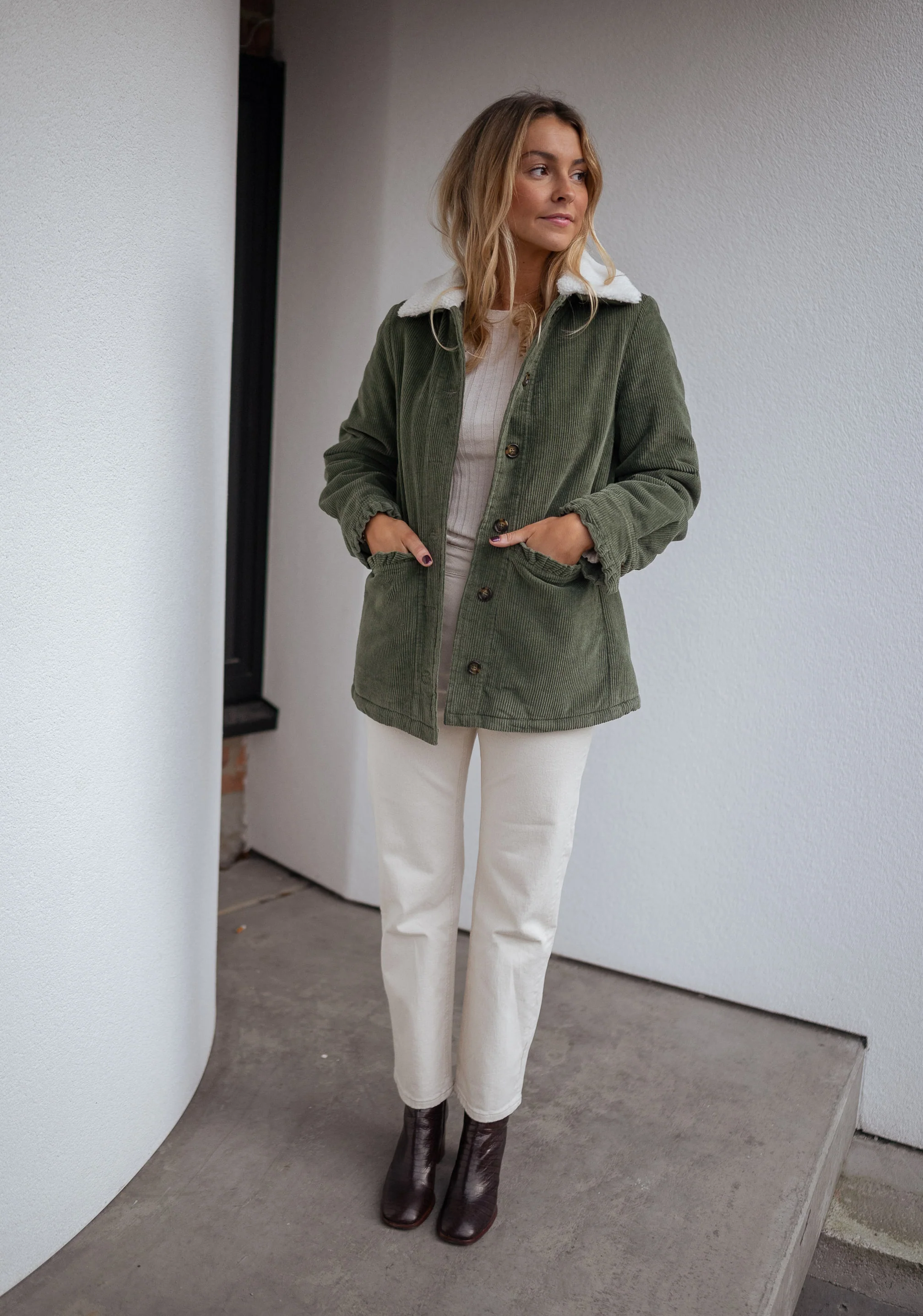 Khaki Etienne Coat