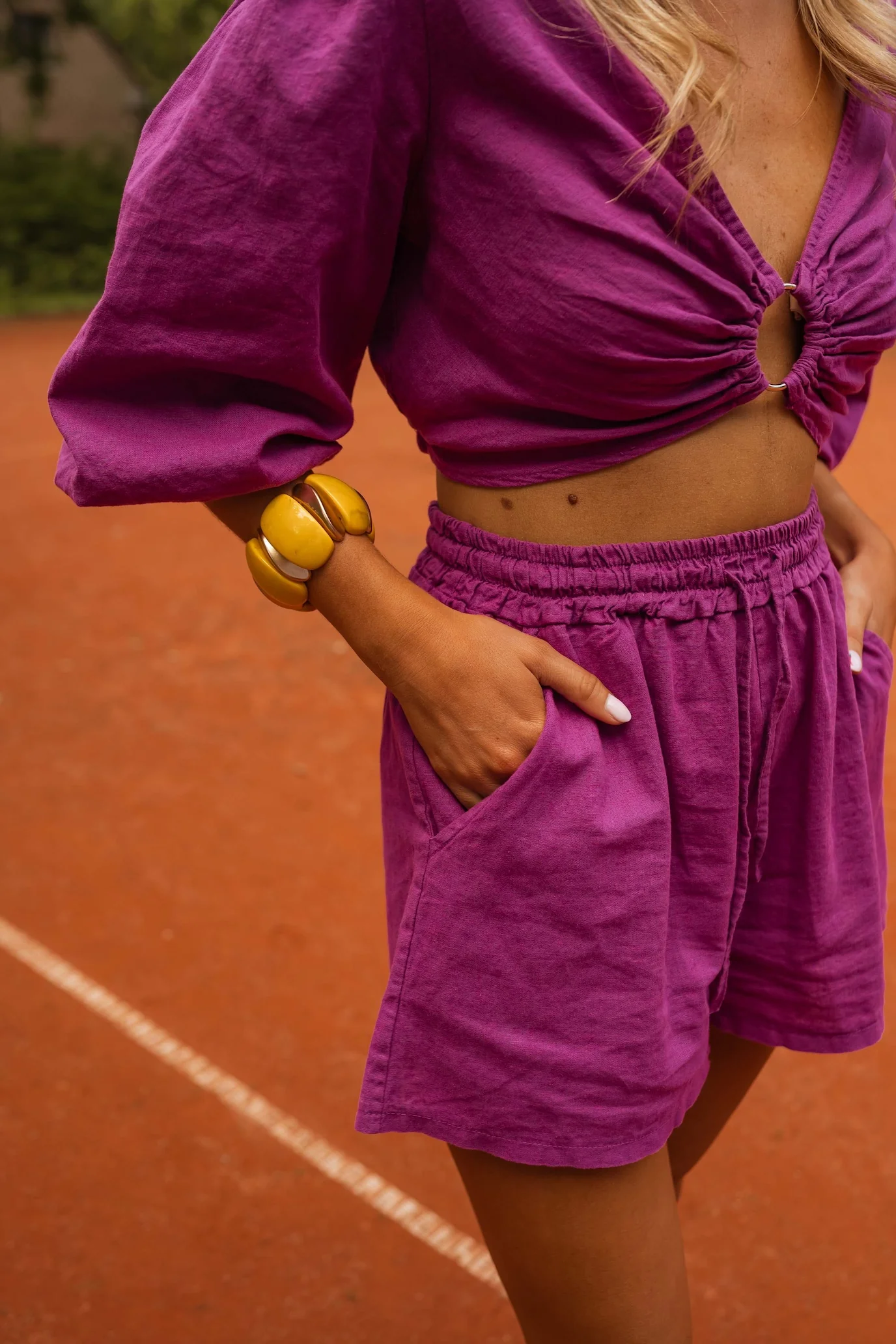 Yellow And Gold Gola Bracelet