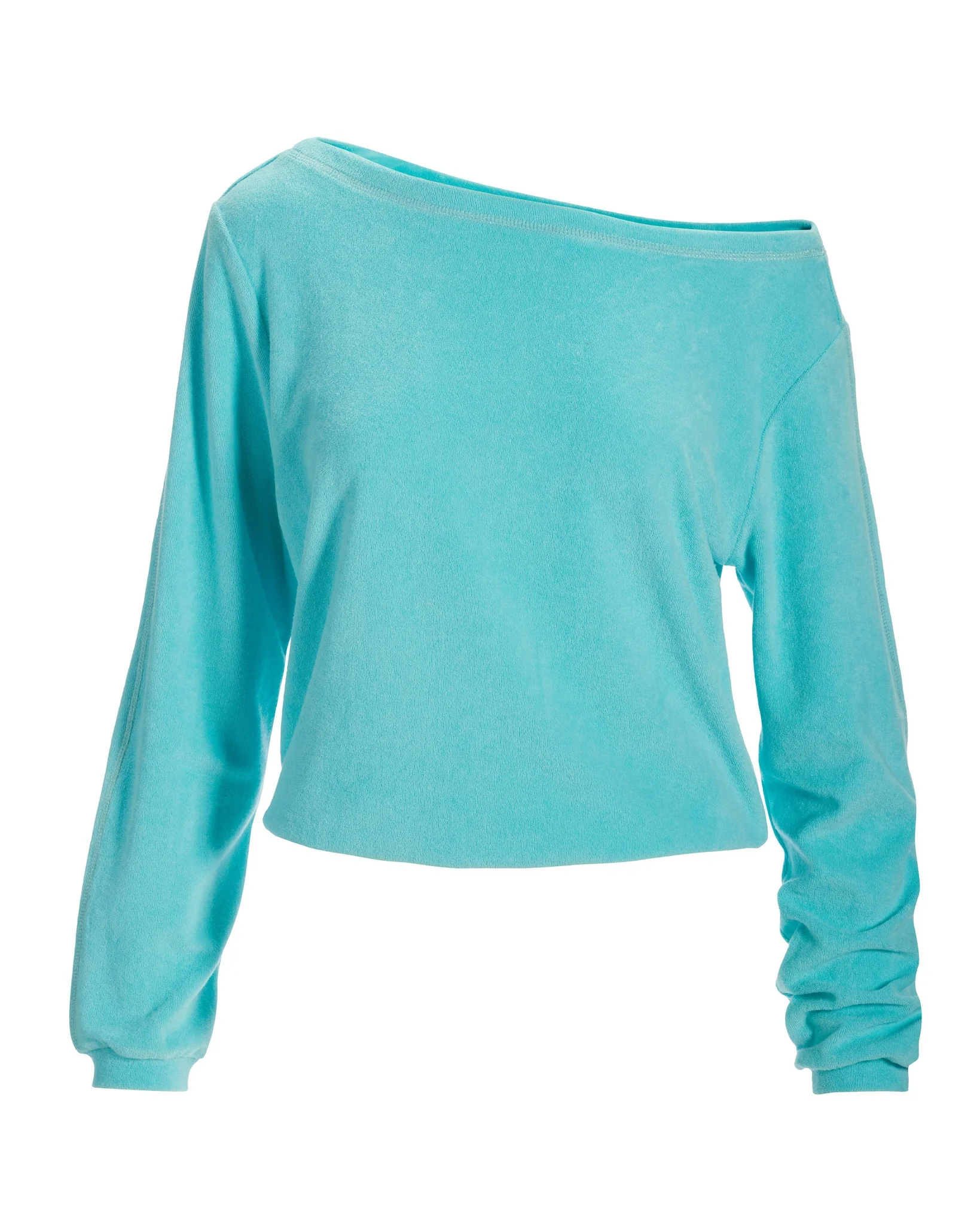 Loop Terry Slouchy Sweatshirt Blue Radiance