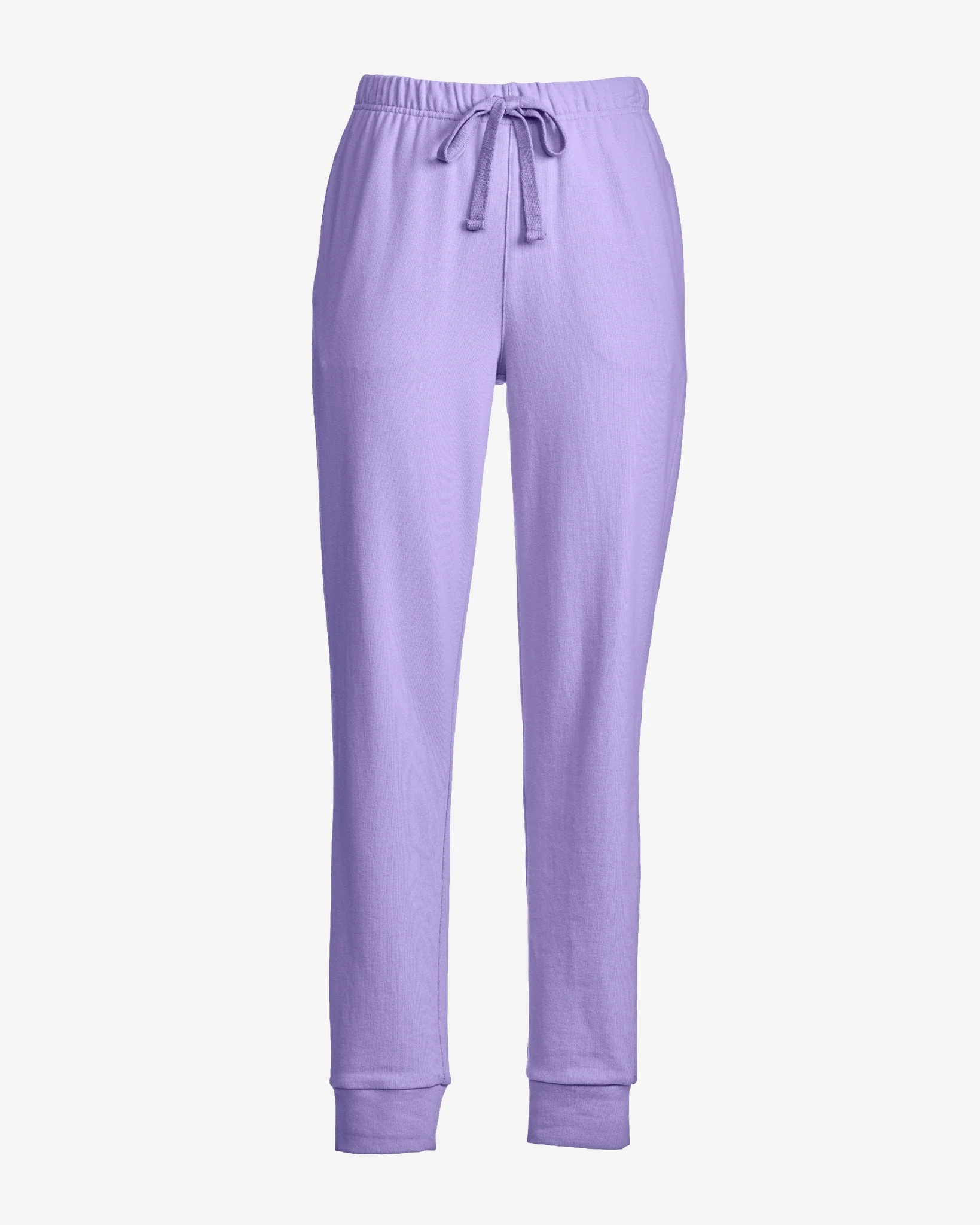 Cotton Comfort Drawstring Pocket Jogger Lavender