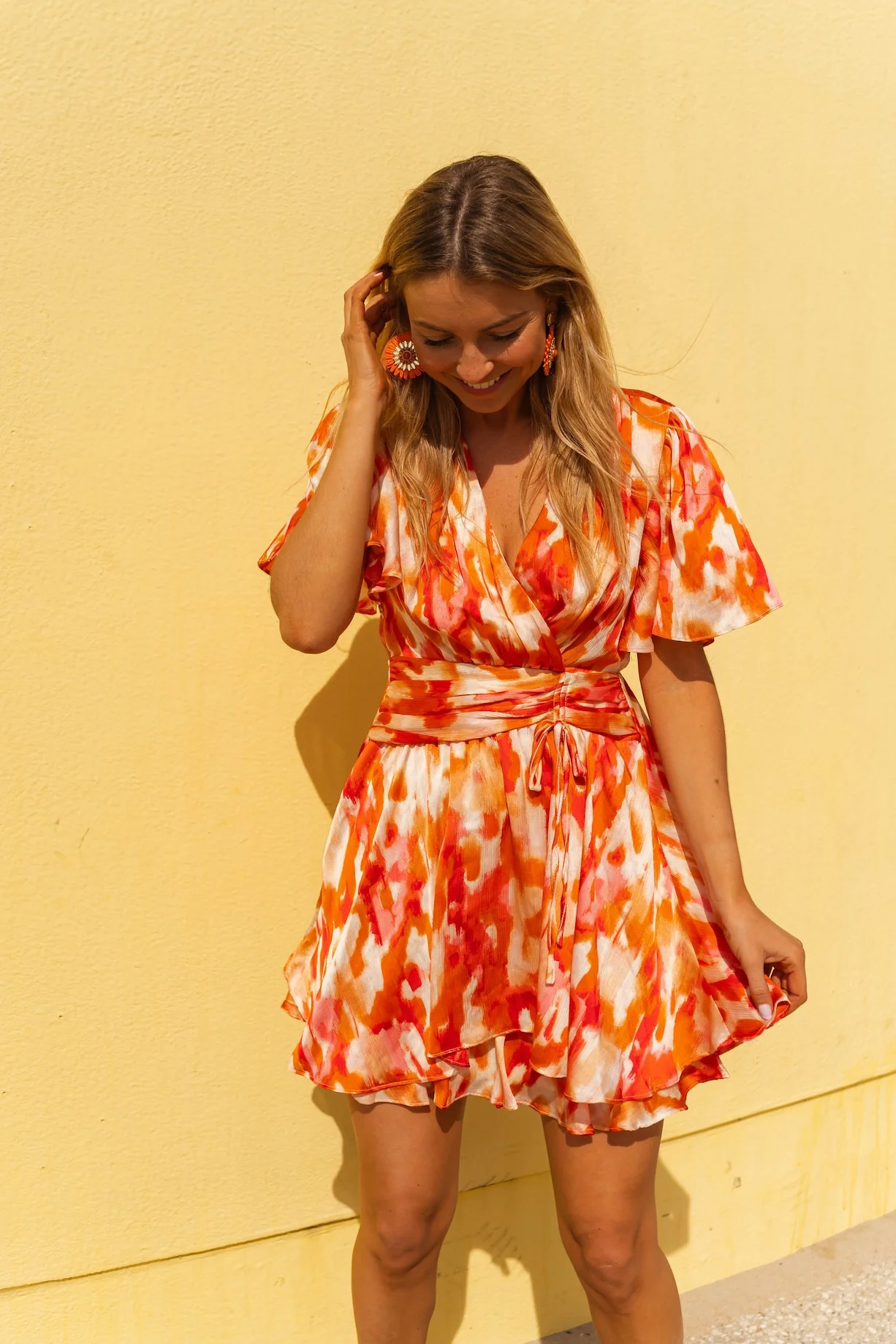 Pink and Orange Ophelie Dress