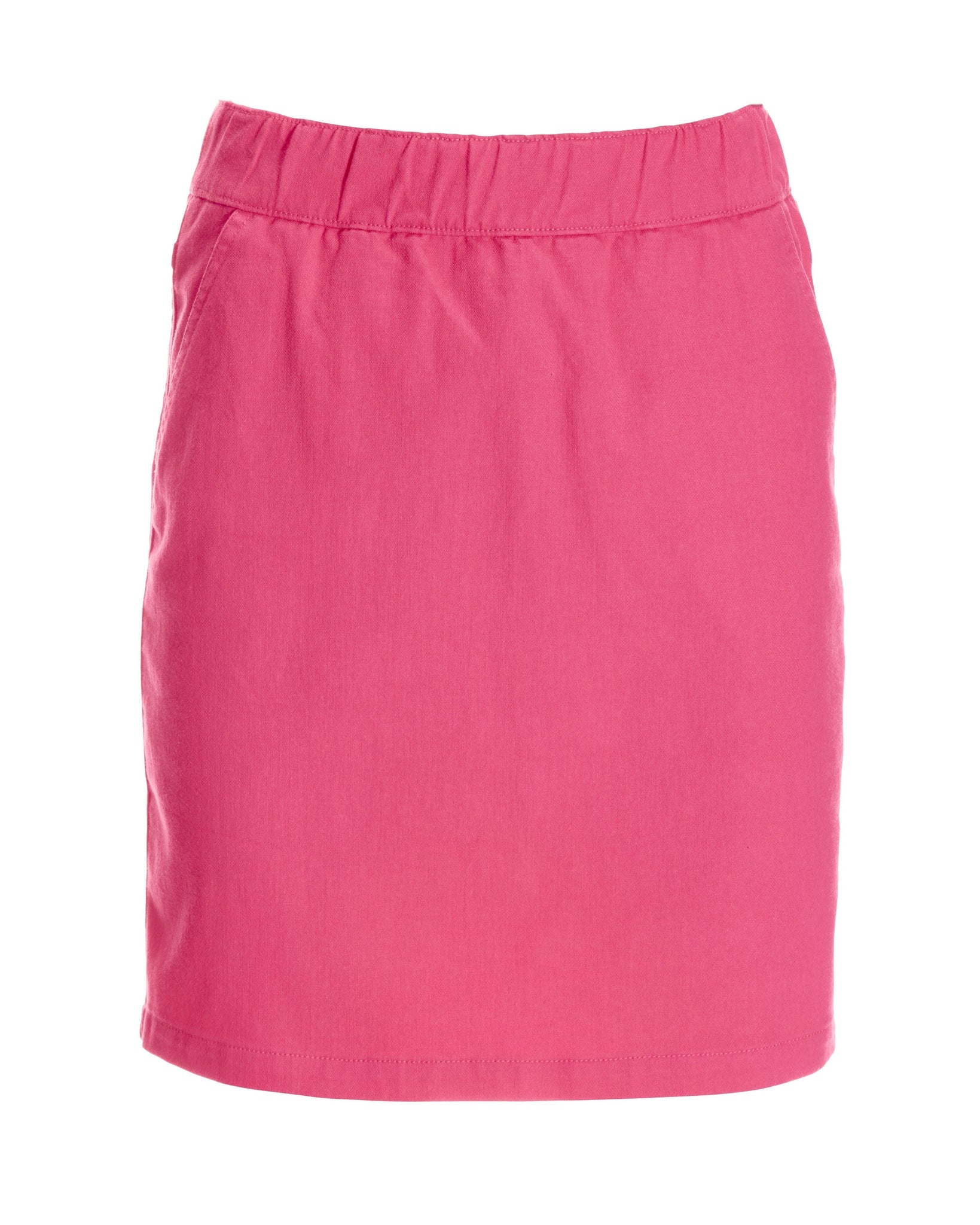 Denim Pull-On Skort Fandango Pink
