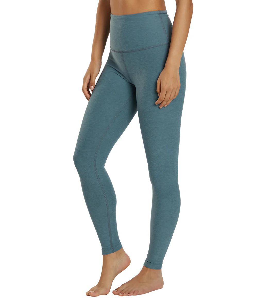 Beyond Yoga Spacedye High Waisted Caught In The Midi 7/8 Yoga Leggings Storm Heather