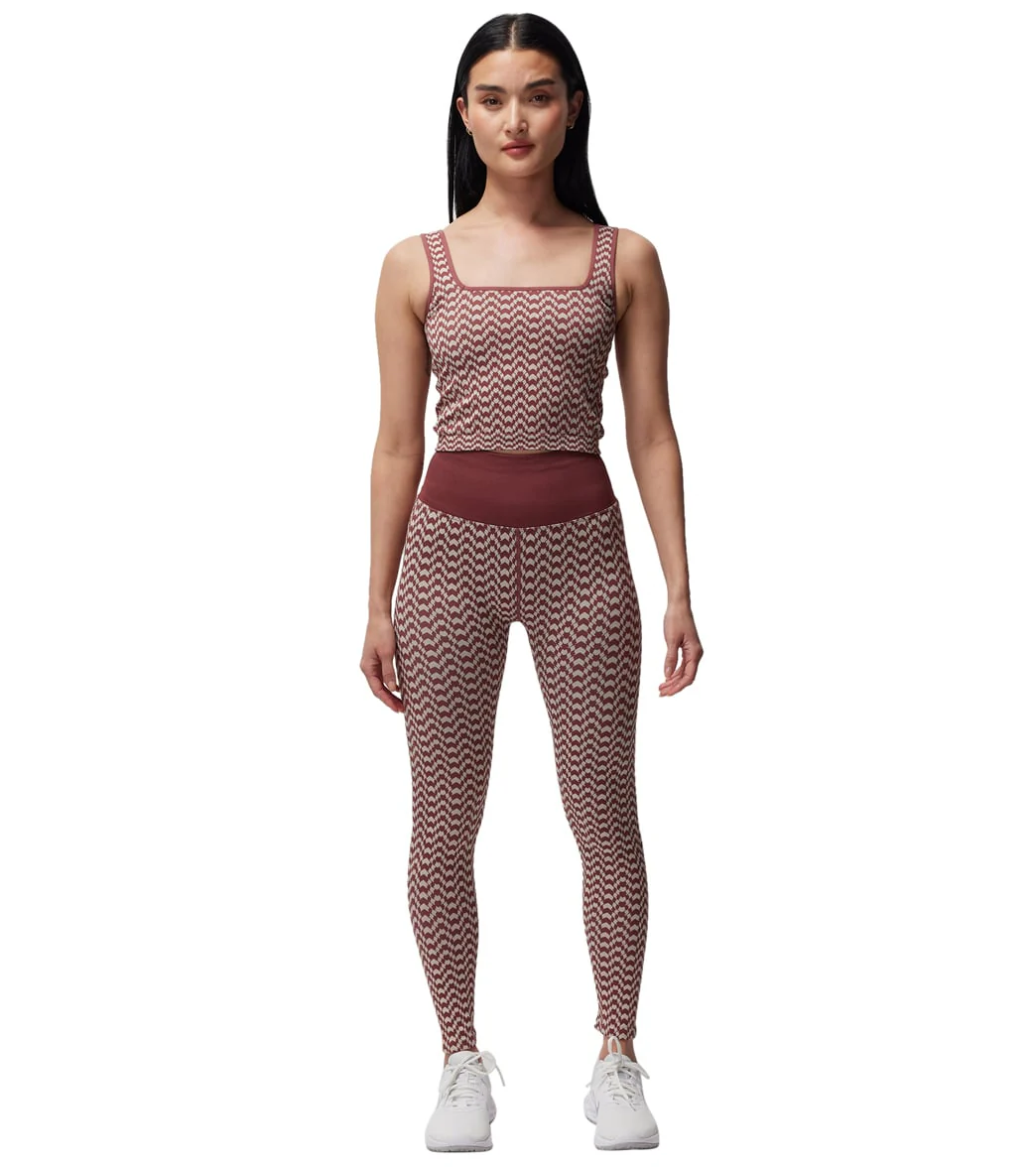 Spiritual Gangster Seamless Jacquard 7/8 Legging