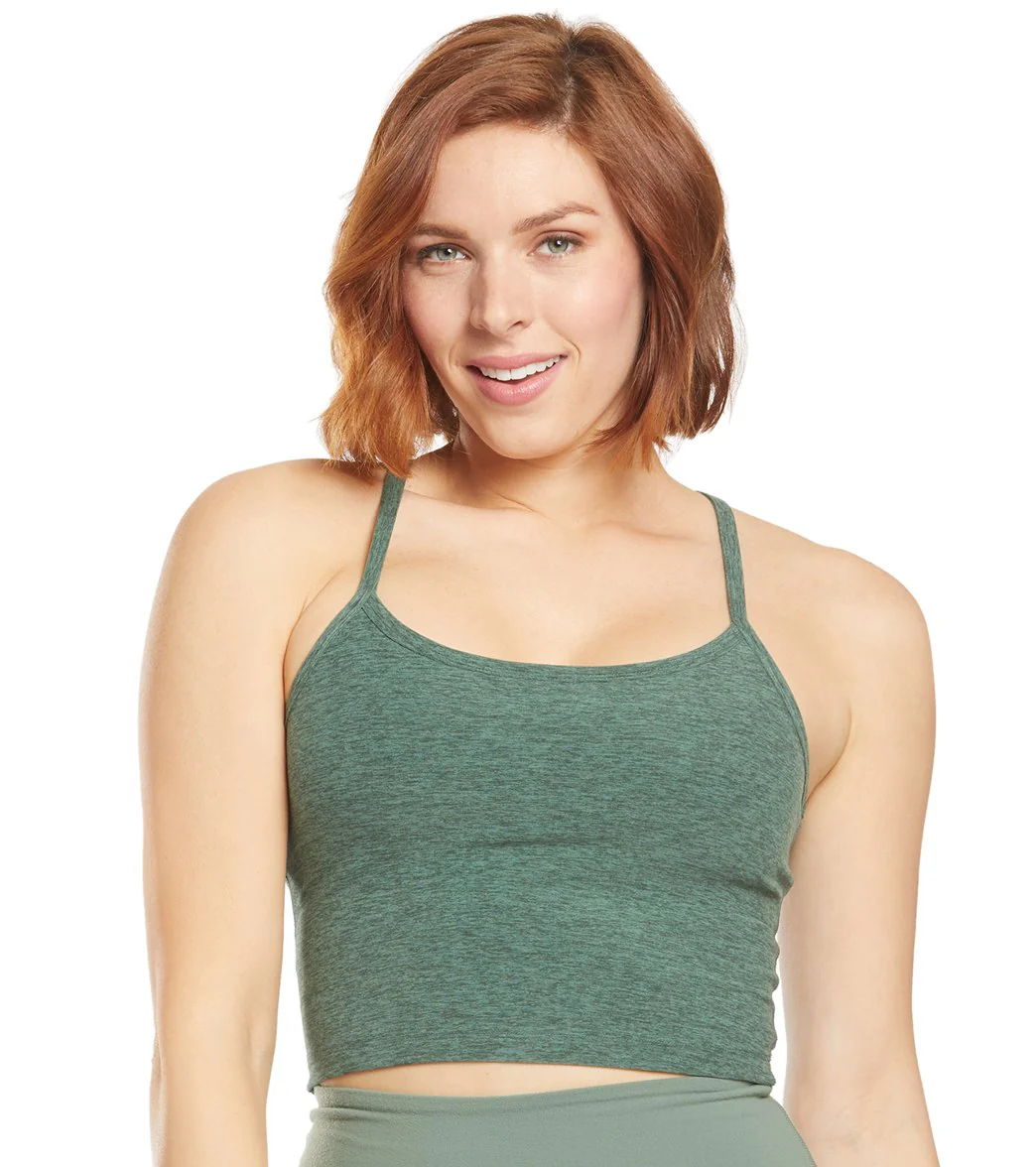 Beyond Yoga Spacedye Slim Racerback Cropped Tank Aloha Green/Dark Tropic