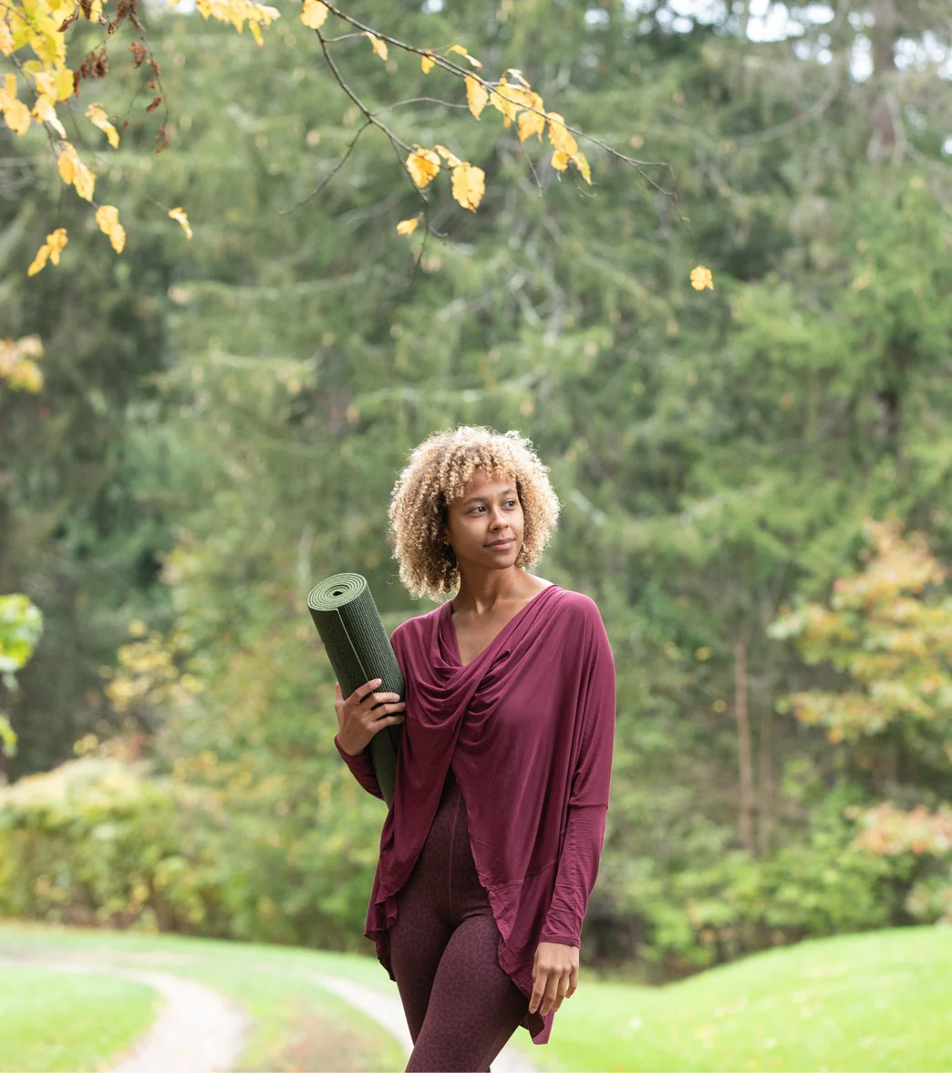 Everyday Yoga Bodhi Solid 2 in 1 Cardigan