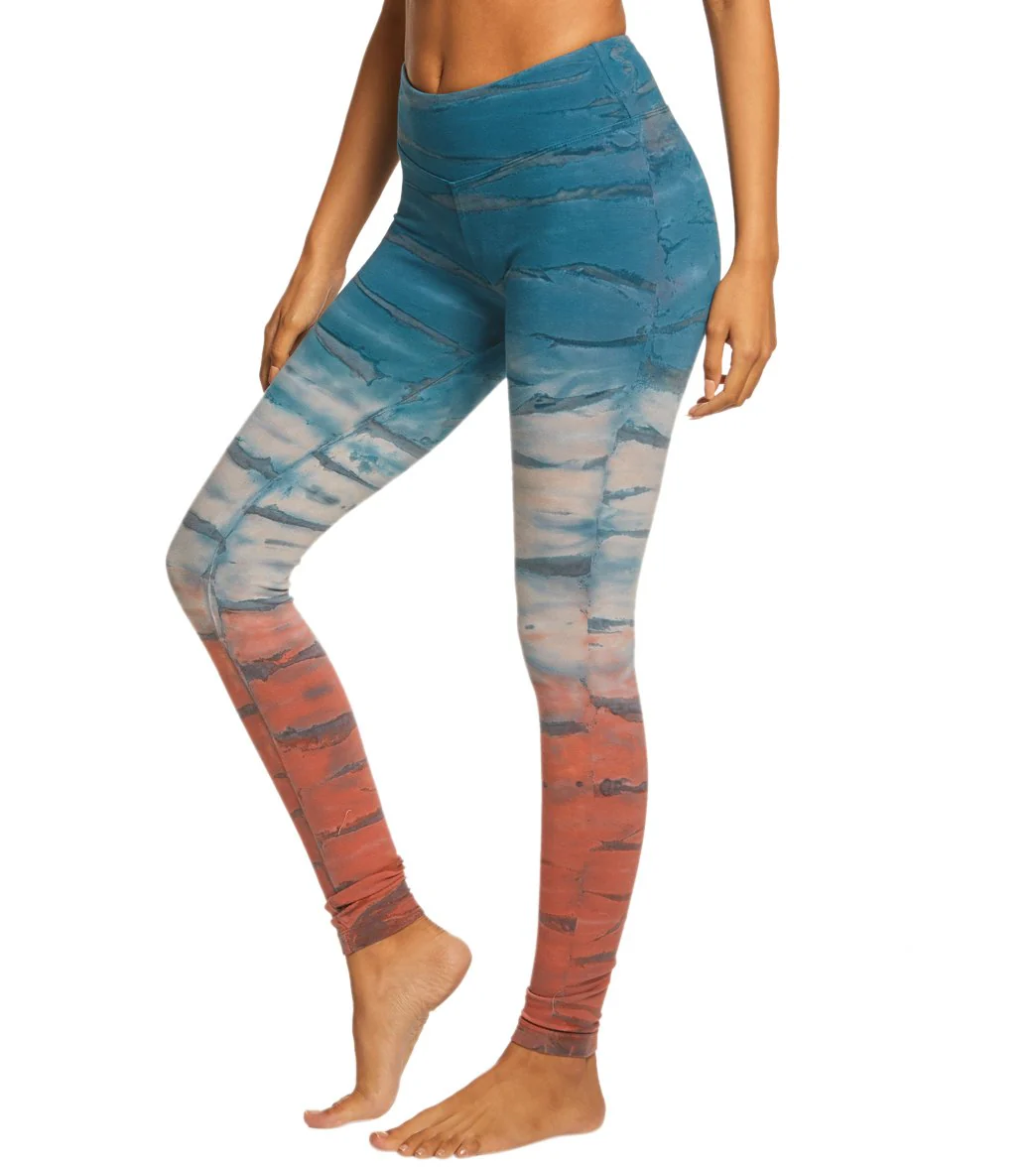 Hard Tail Flat Waist Cotton Ankle Yoga Leggings