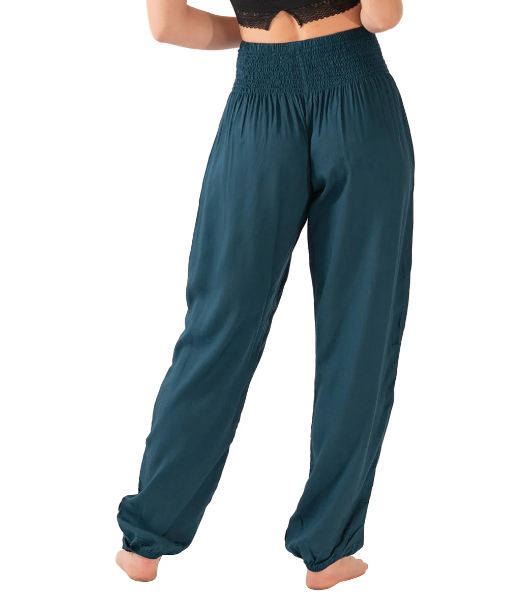 Lotus and Luna Deep Teal Harem Pants