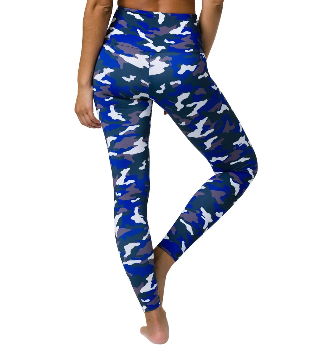 Onzie High Waisted Yoga Leggings Midnight Camo