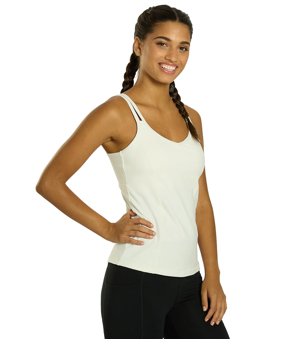 Everyday Yoga Radiant Solid Strappy Back Support Tank