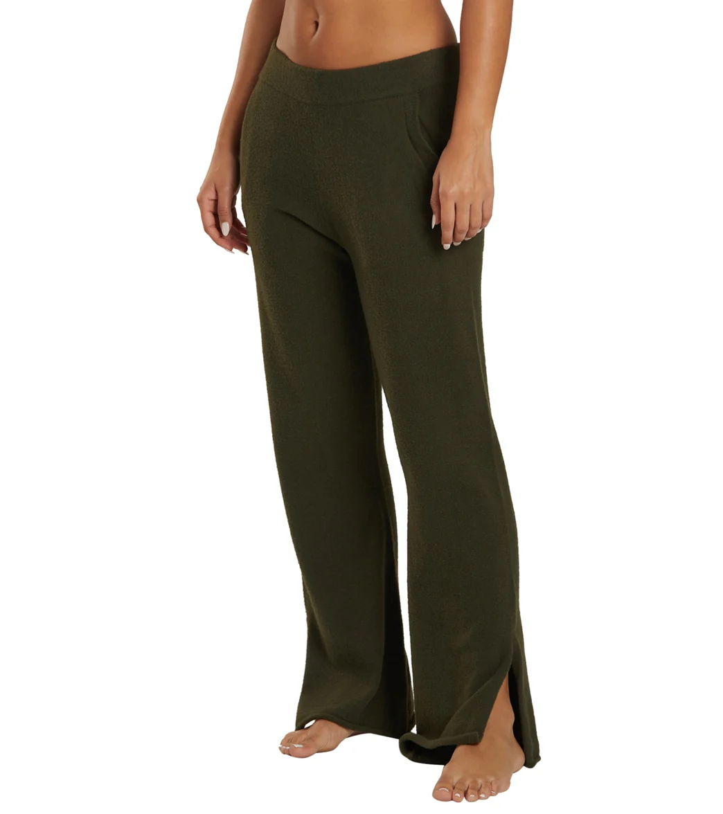 Spiritual Gangster Slim Wide Leg Chenille Pant