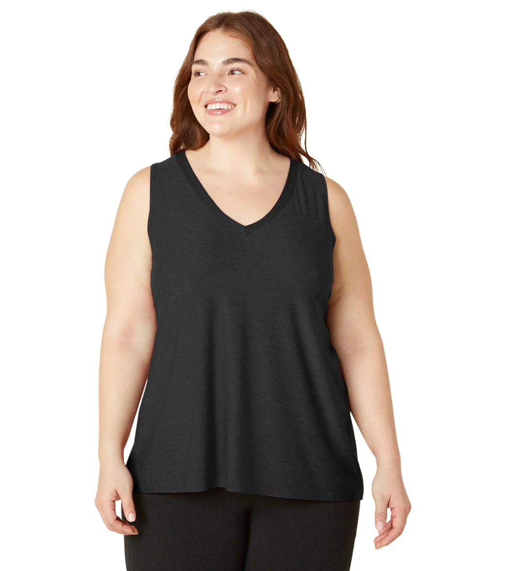 Beyond Yoga Plus Featherweight All About It Split Back Tank