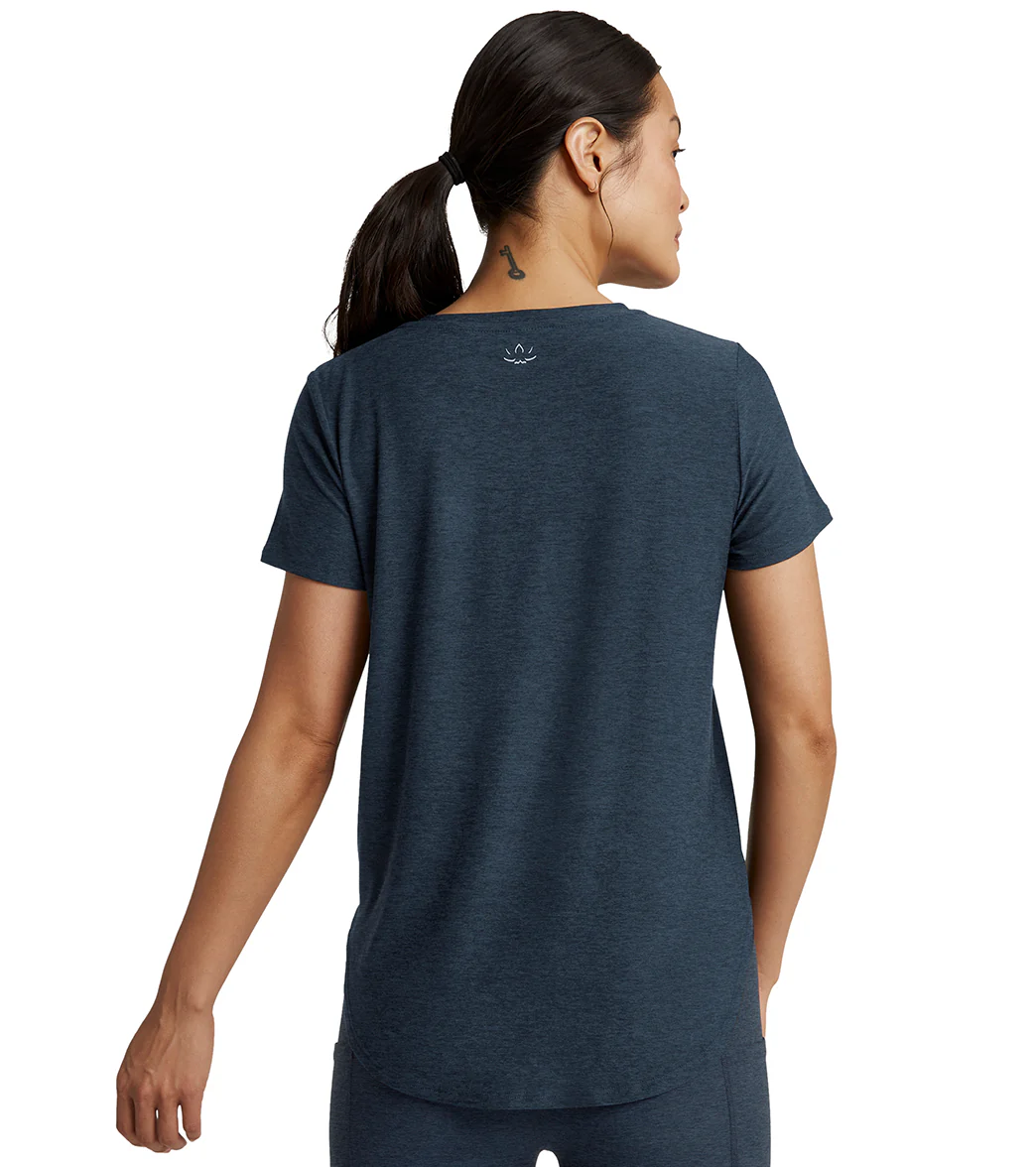 Beyond Yoga Featherweight Spacedye On the Down Low Yoga Tee